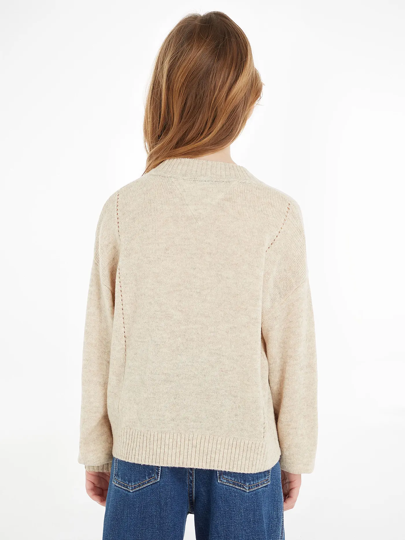 TOMMY HILFIGER | Mädchen Pullover | beige