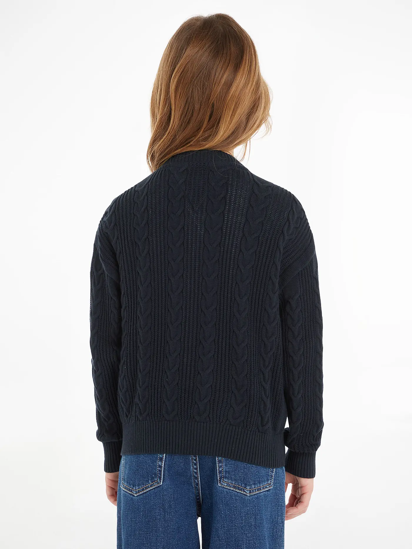 TOMMY HILFIGER | Mädchen Strickjacke | dunkelblau