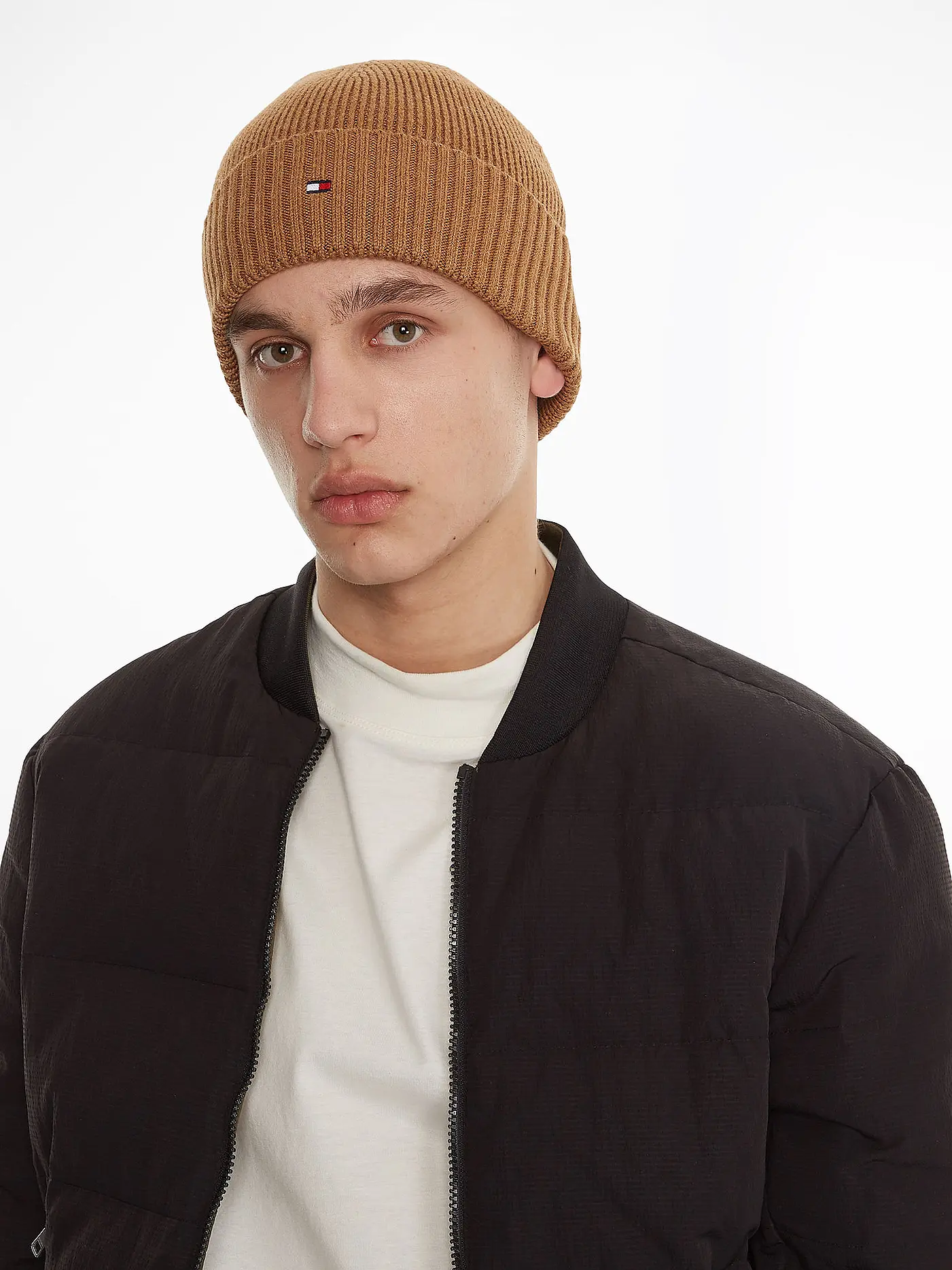 TOMMY HILFIGER | Mütze - Haube ESSENTIAL  | Camel
