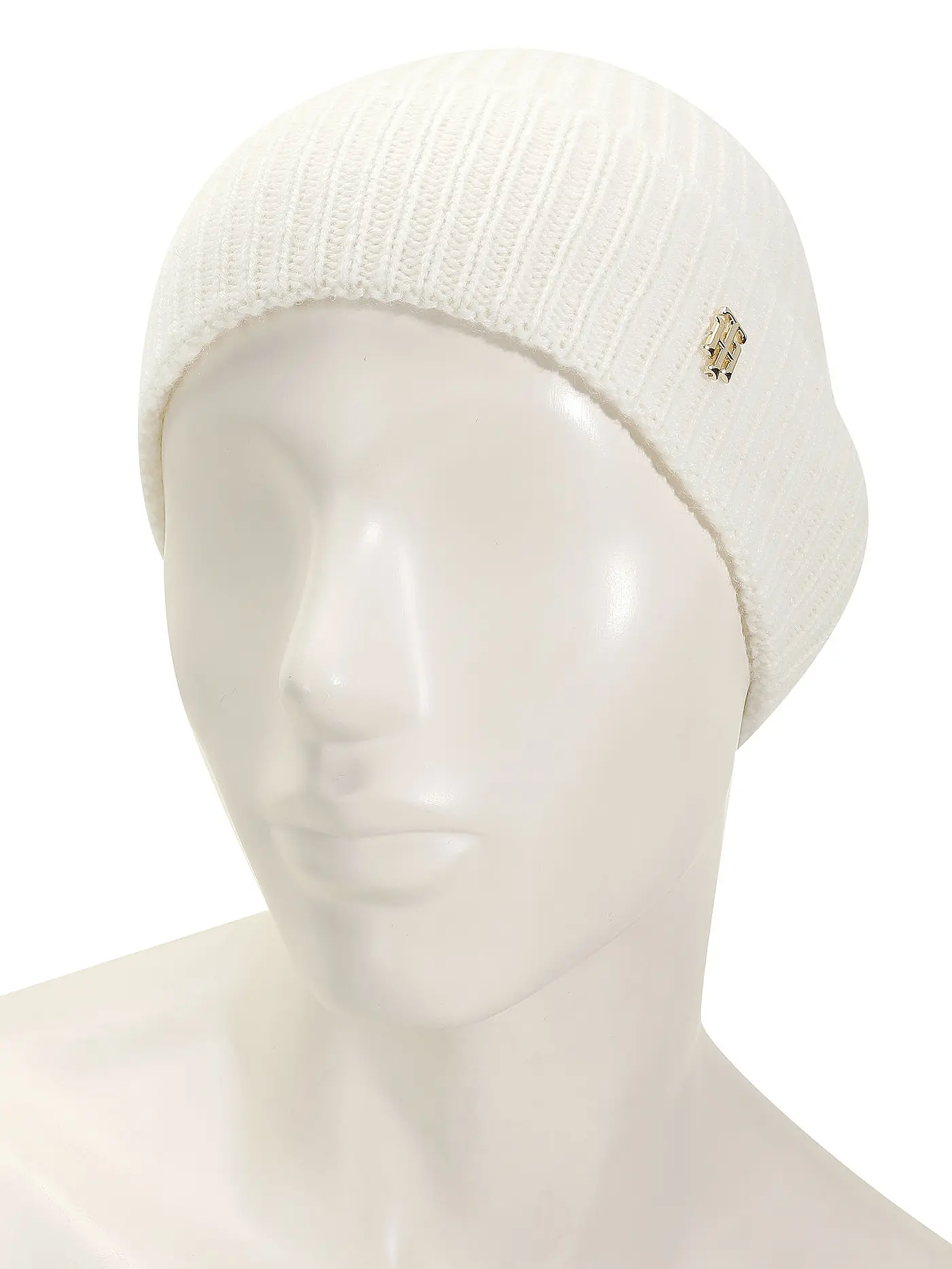 TOMMY HILFIGER | Mütze - Haube LUXE | weiss