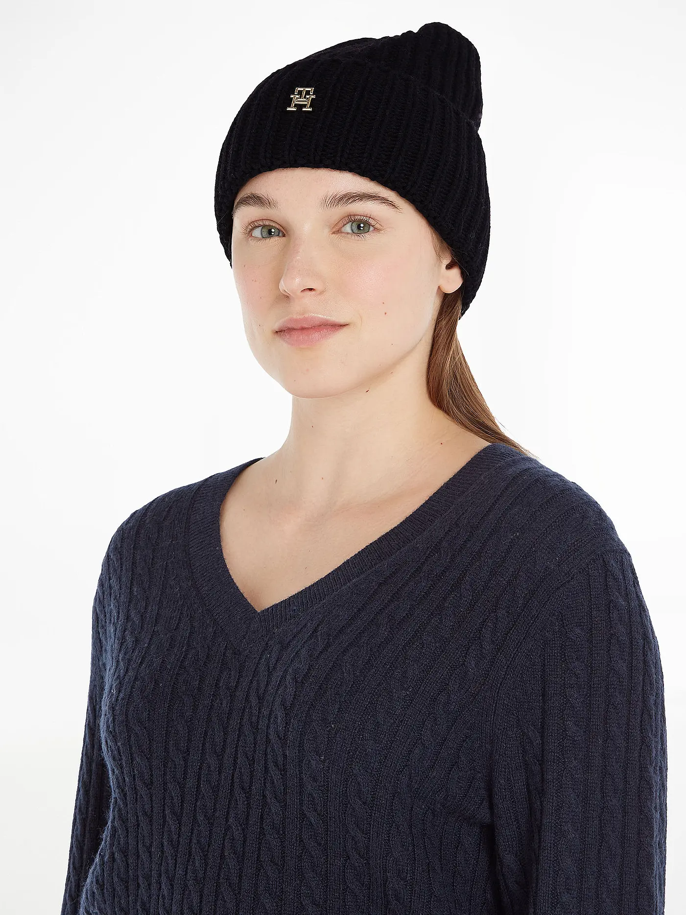 TOMMY HILFIGER | Mütze - Haube | schwarz