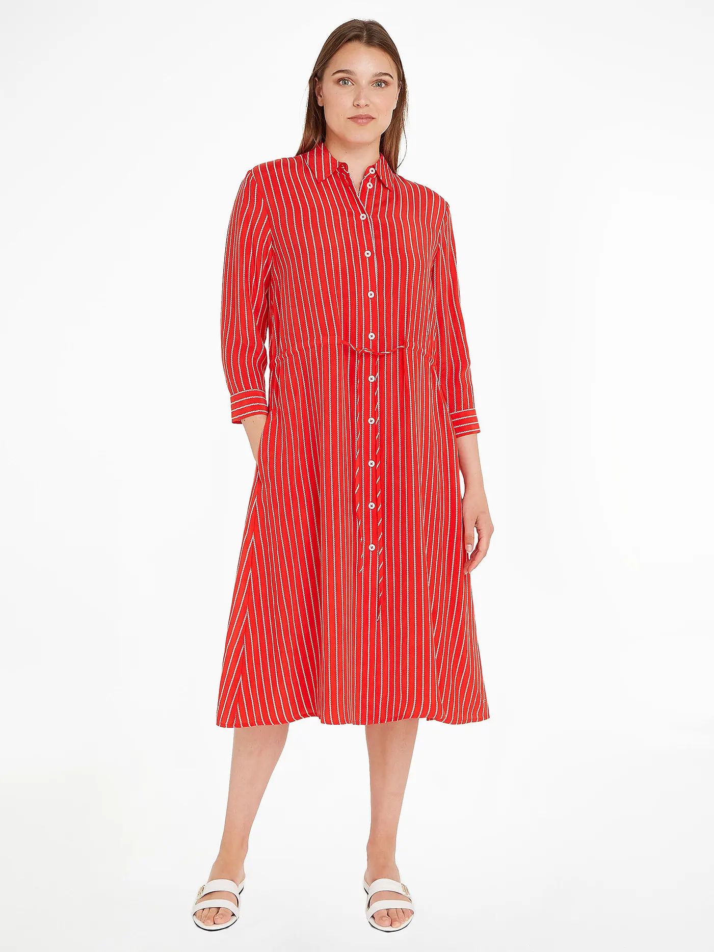 TOMMY HILFIGER | Midikleid | rot