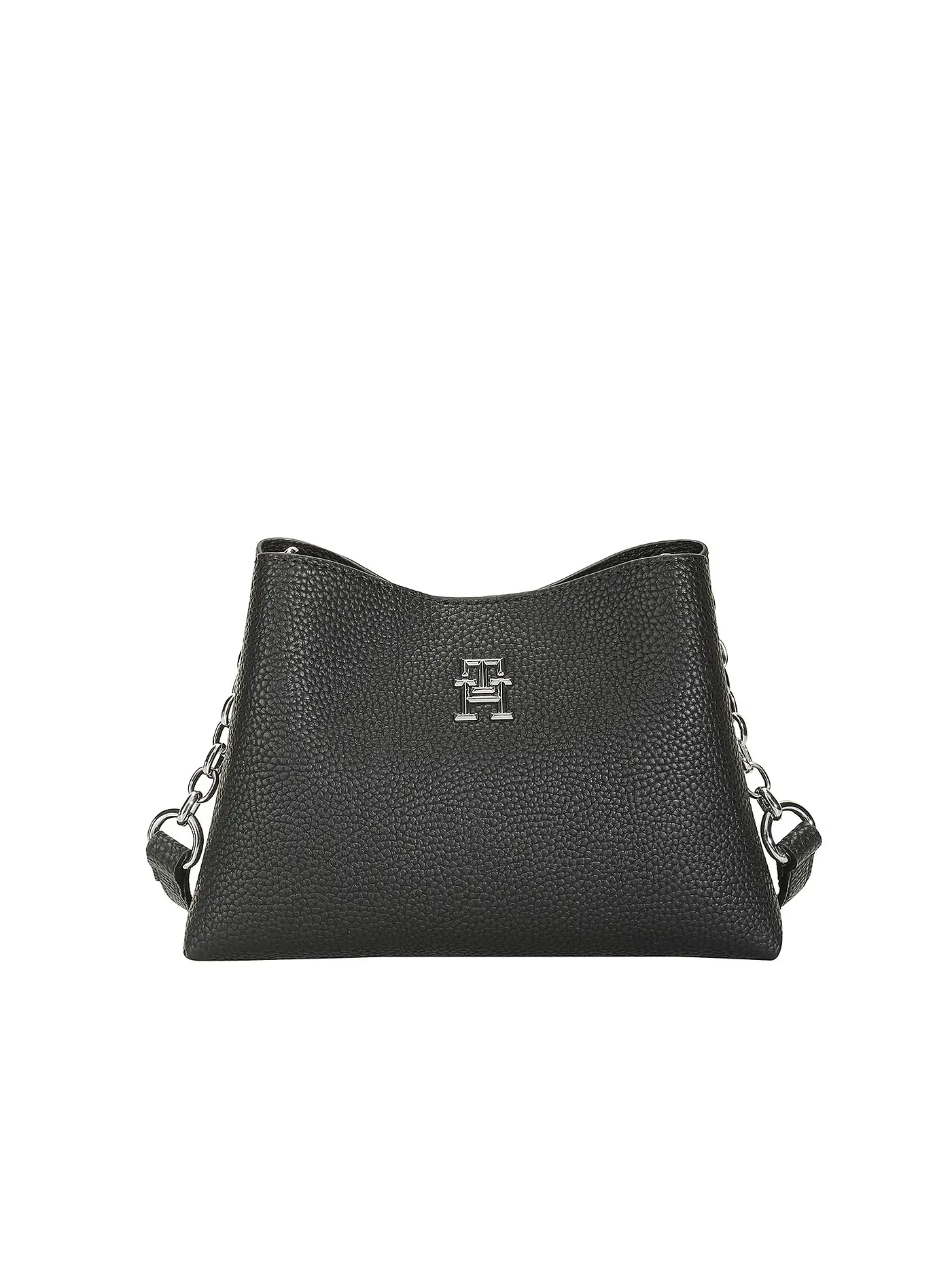 TOMMY HILFIGER | Mini Bag TH EMBLEM CROSSOVER | schwarz
