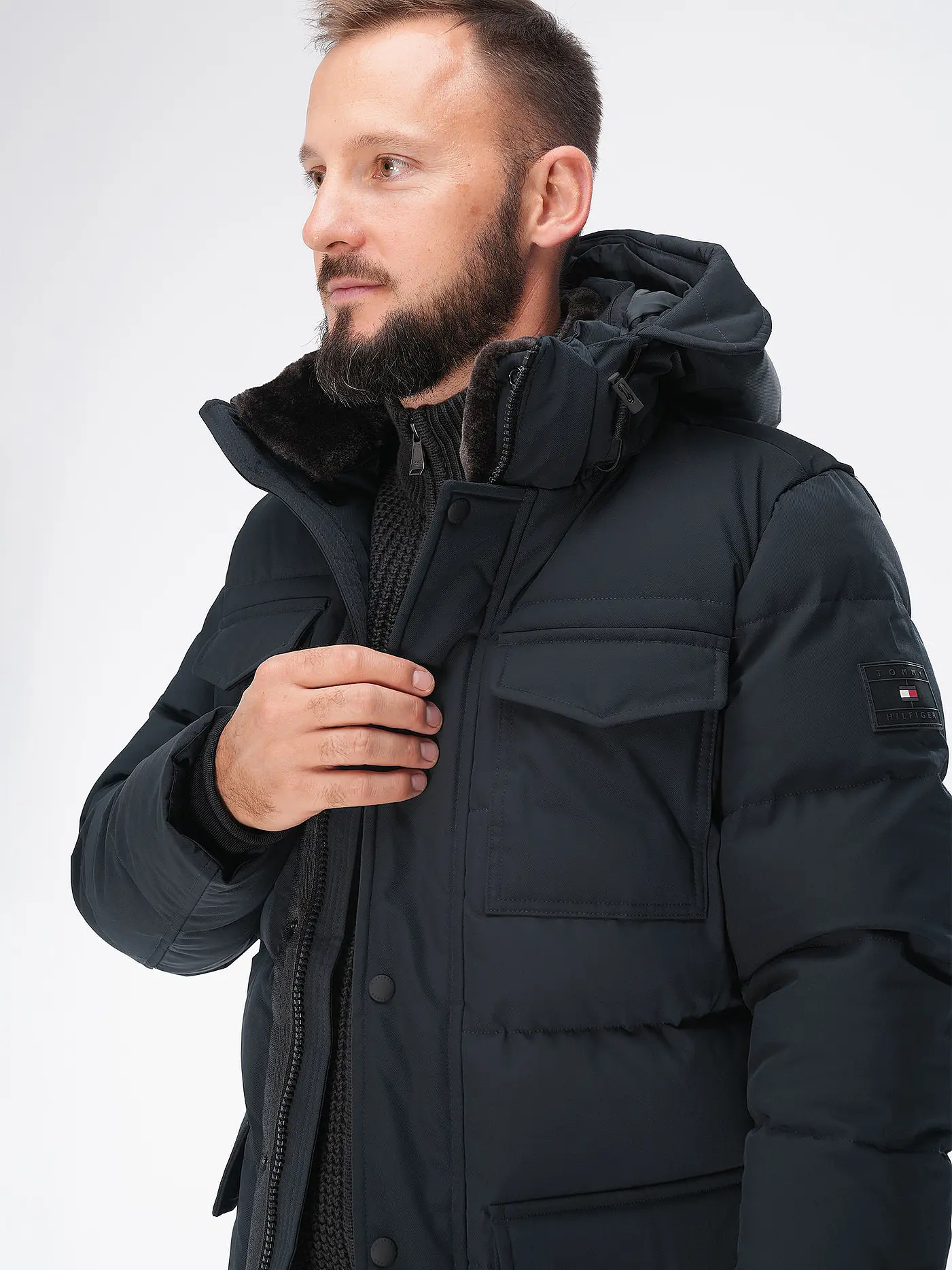 TOMMY HILFIGER | Parka | blau