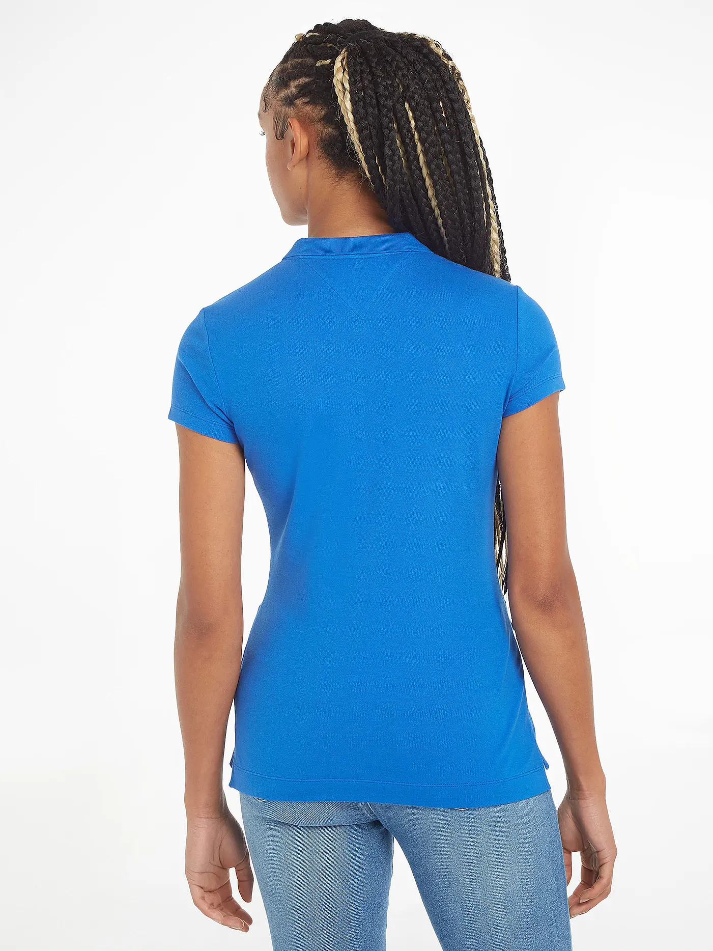 TOMMY HILFIGER | Poloshirt Slim Fit  | blau