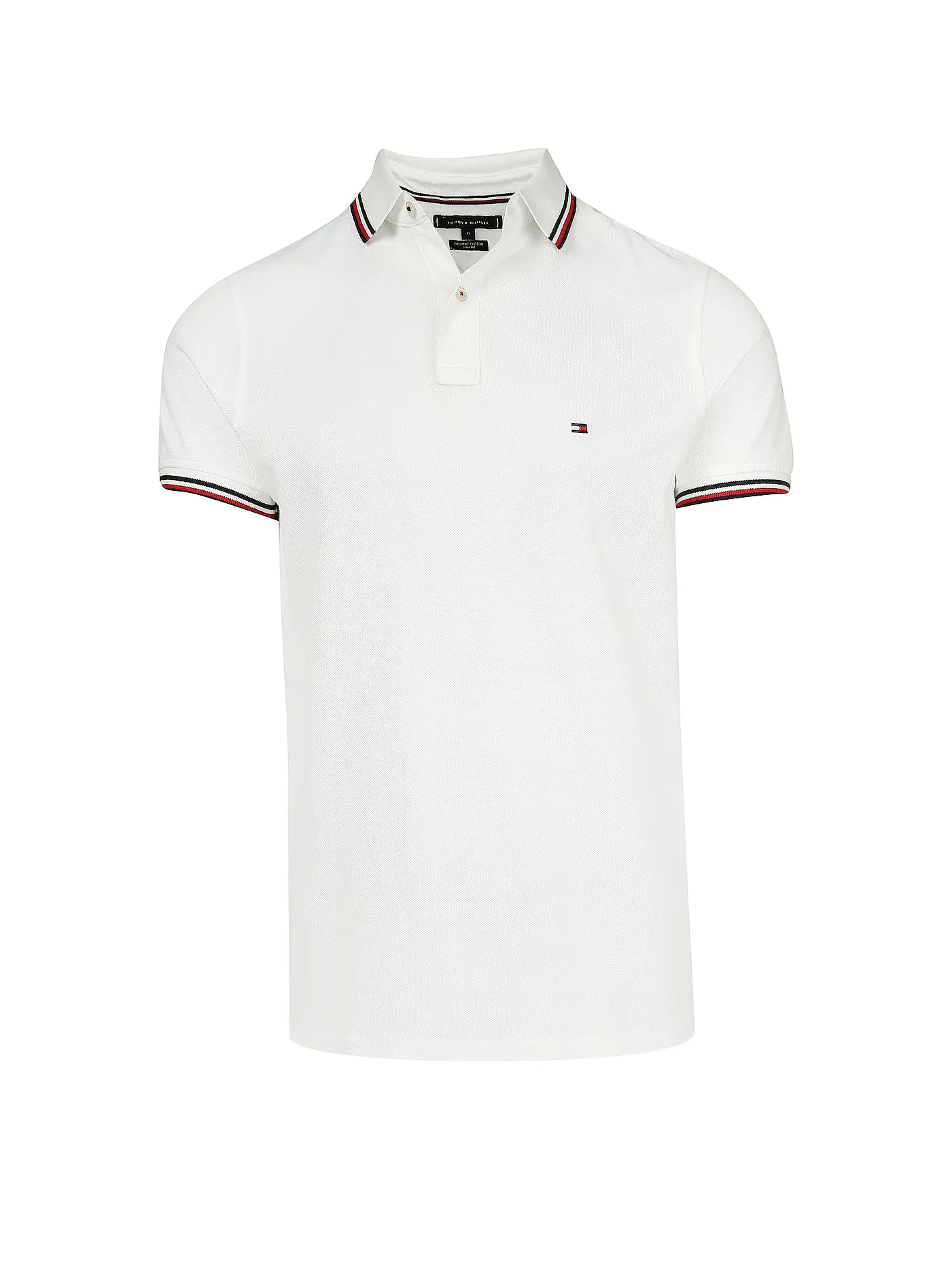 TOMMY HILFIGER | Poloshirt Slim Fit  | weiss