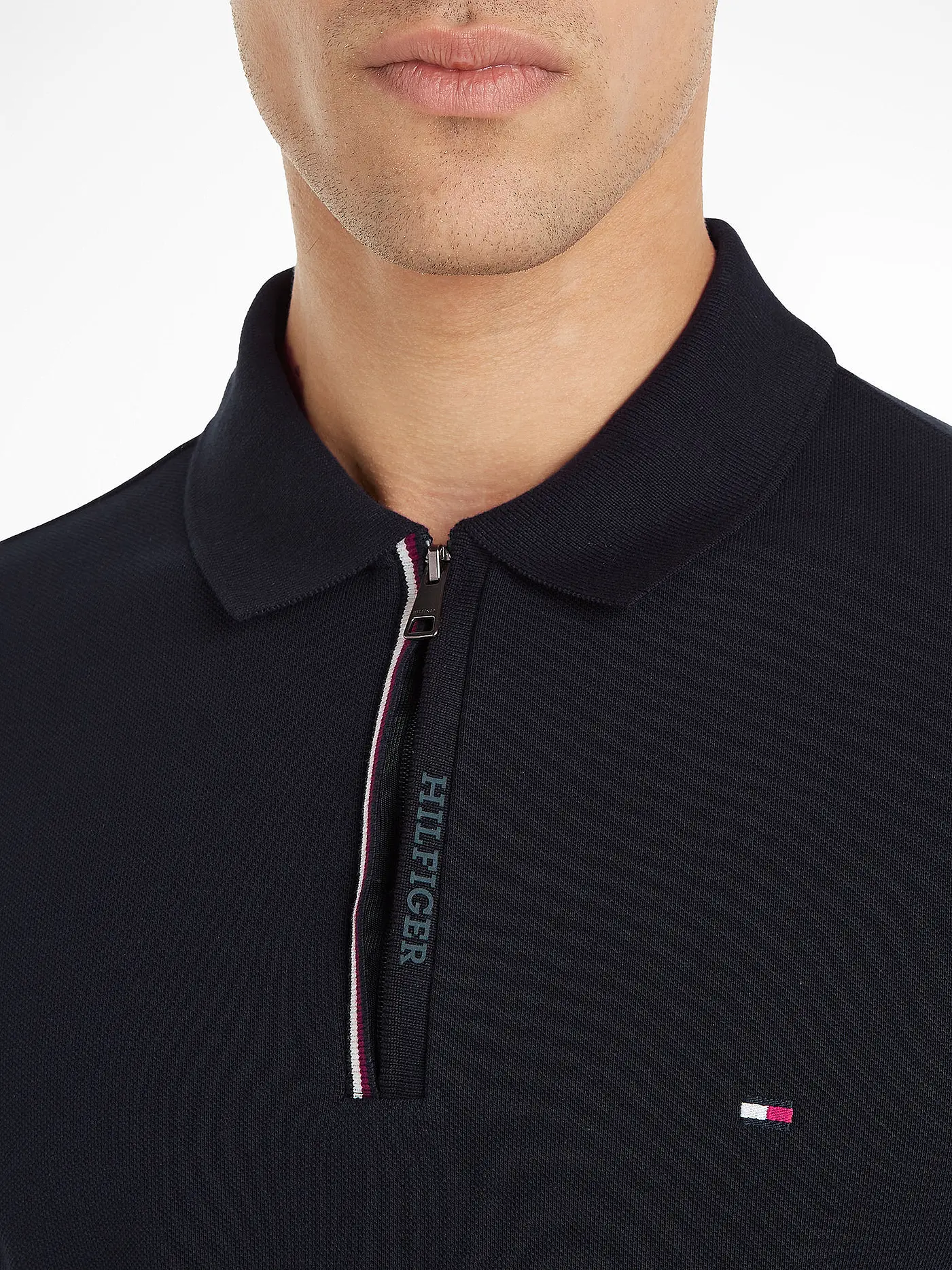 TOMMY HILFIGER | Poloshirt Slim Fit | blau