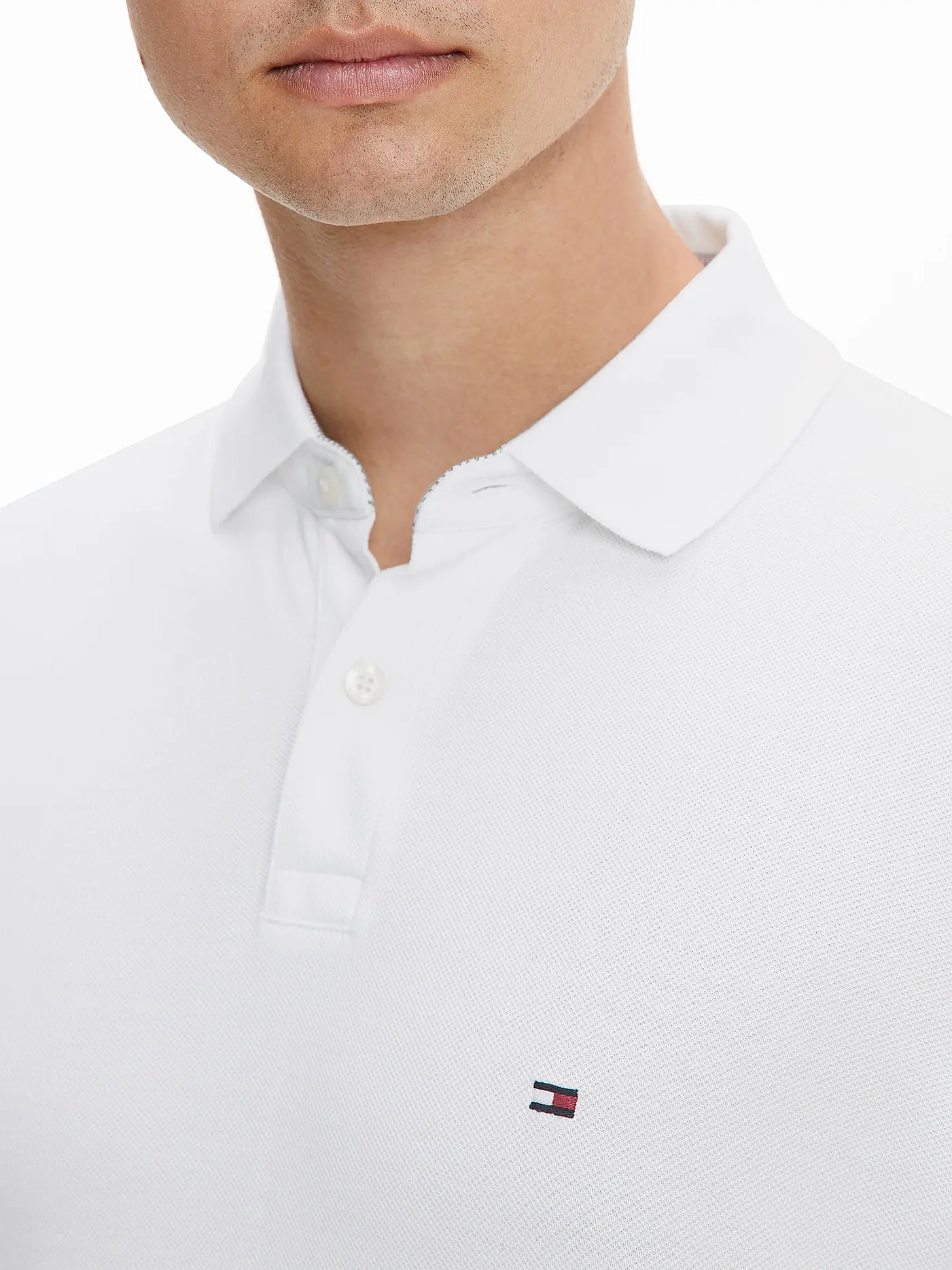 TOMMY HILFIGER | Poloshirt | weiss