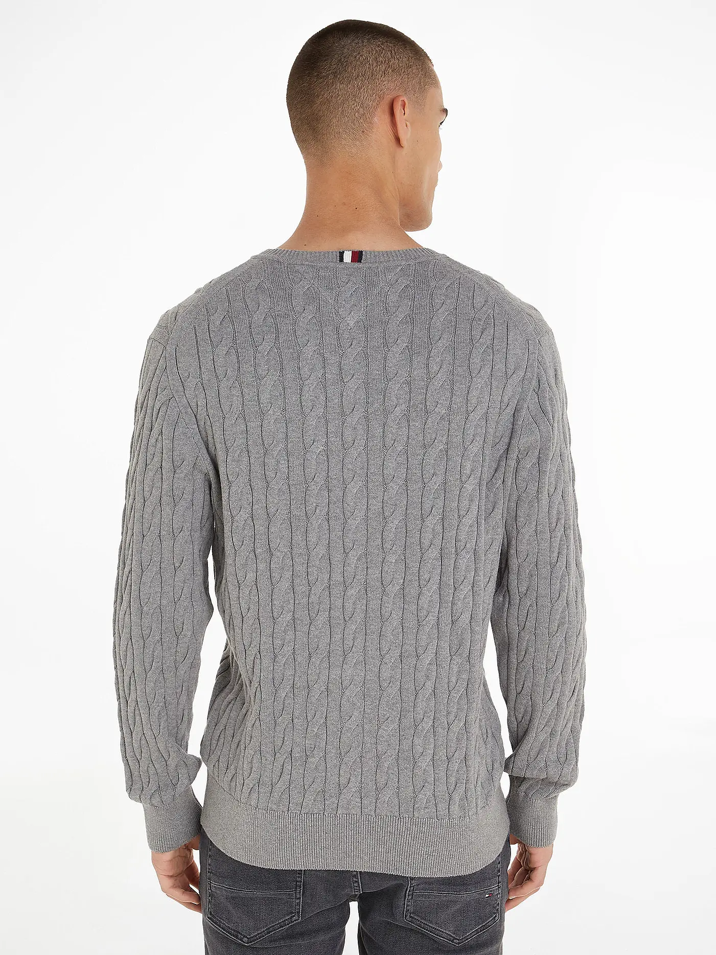 TOMMY HILFIGER | Pullover | hellgrau