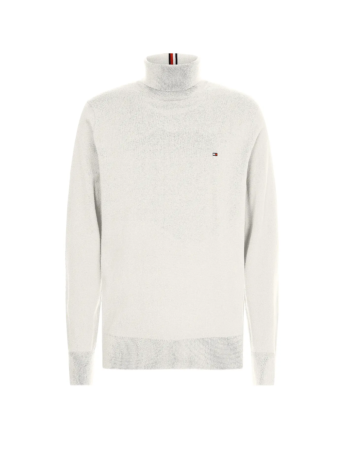 TOMMY HILFIGER | Rollkragenpullover Cotton Cashmere | weiss