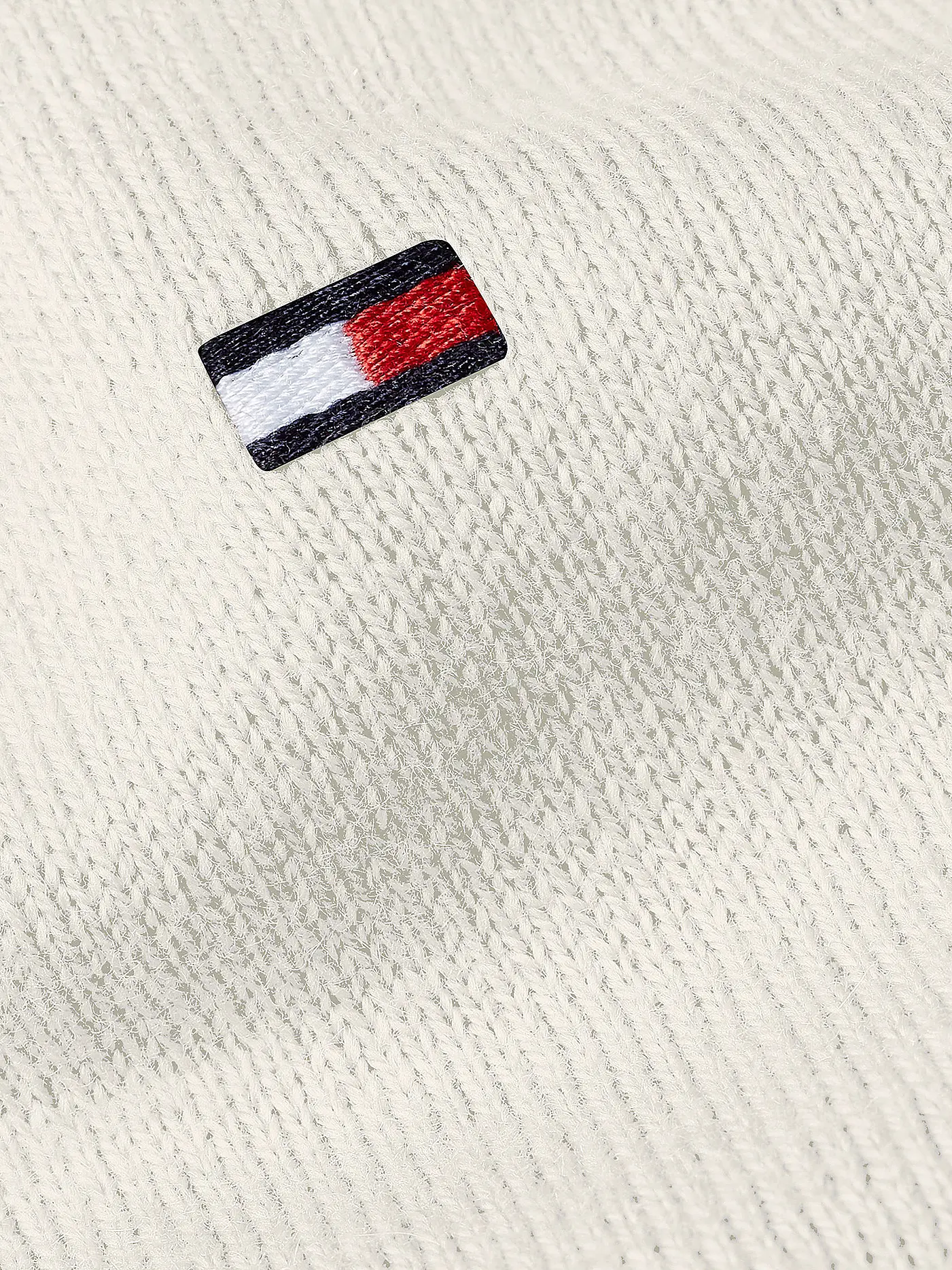 TOMMY HILFIGER | Rollkragenpullover Cotton Cashmere | weiss