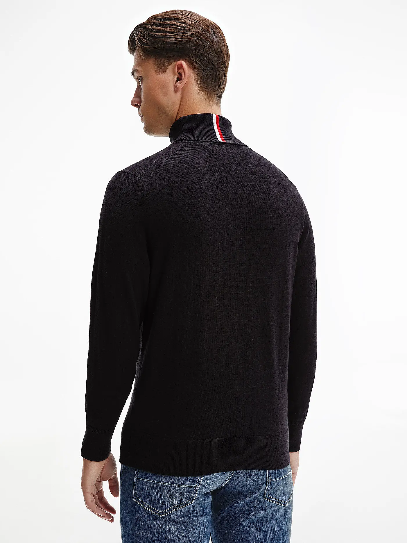 TOMMY HILFIGER | Rollkragenpullover | schwarz
