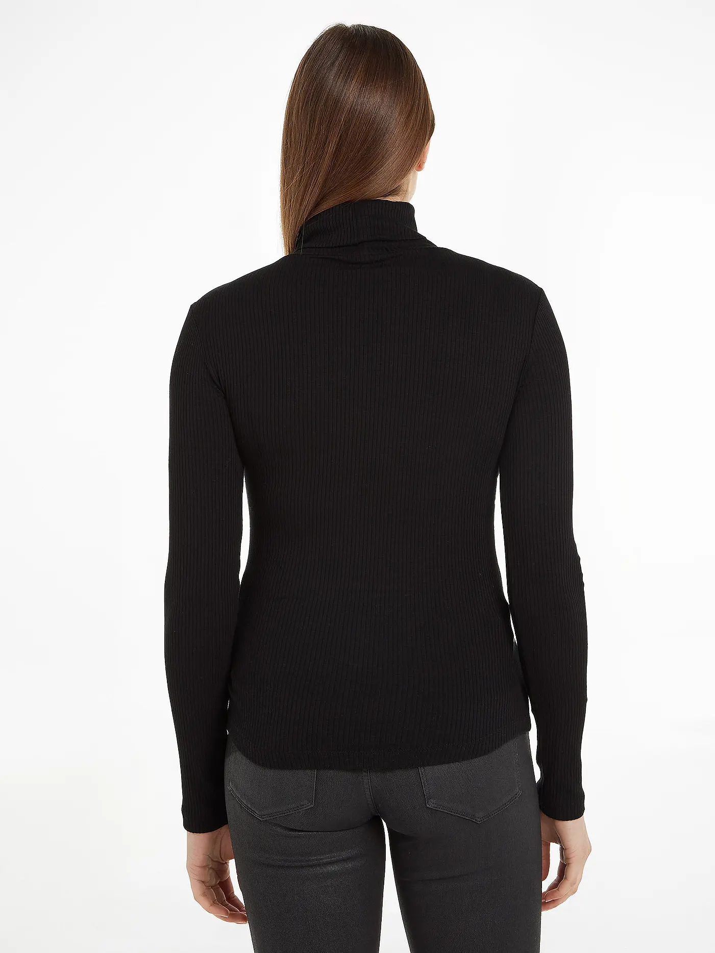 TOMMY HILFIGER | Rollkragenshirt | schwarz