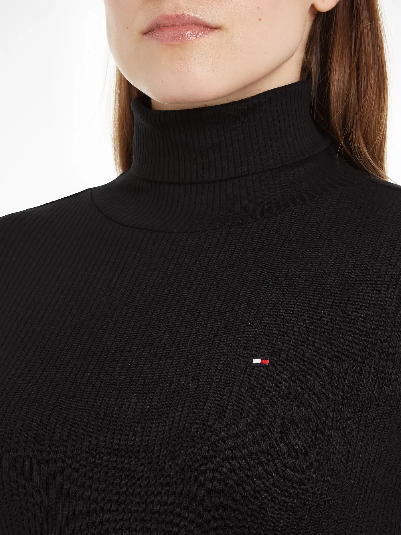 TOMMY HILFIGER | Rollkragenshirt | schwarz