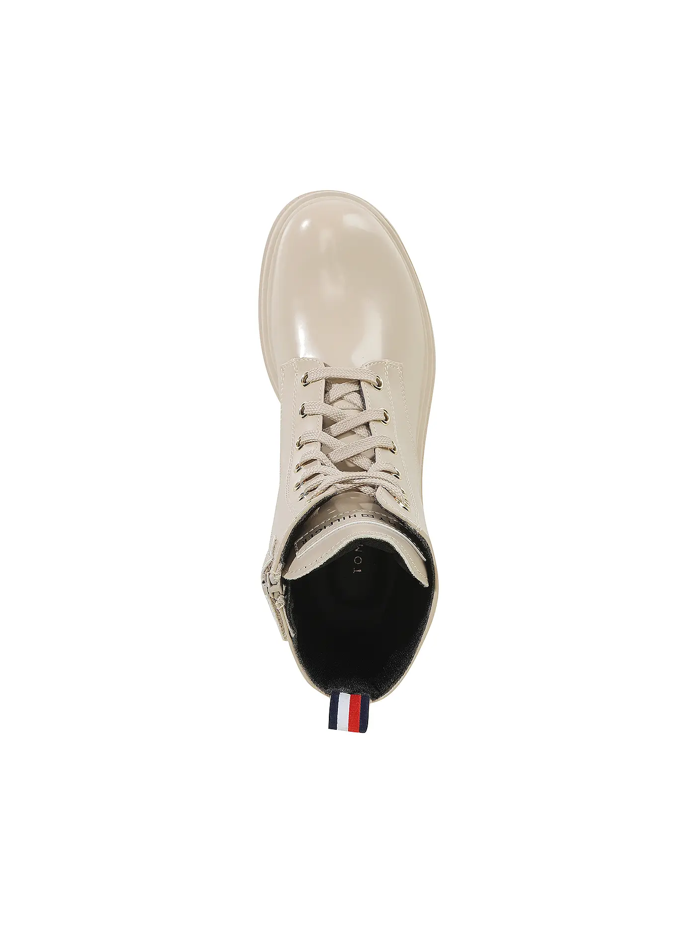 TOMMY HILFIGER | Schnürboot | beige