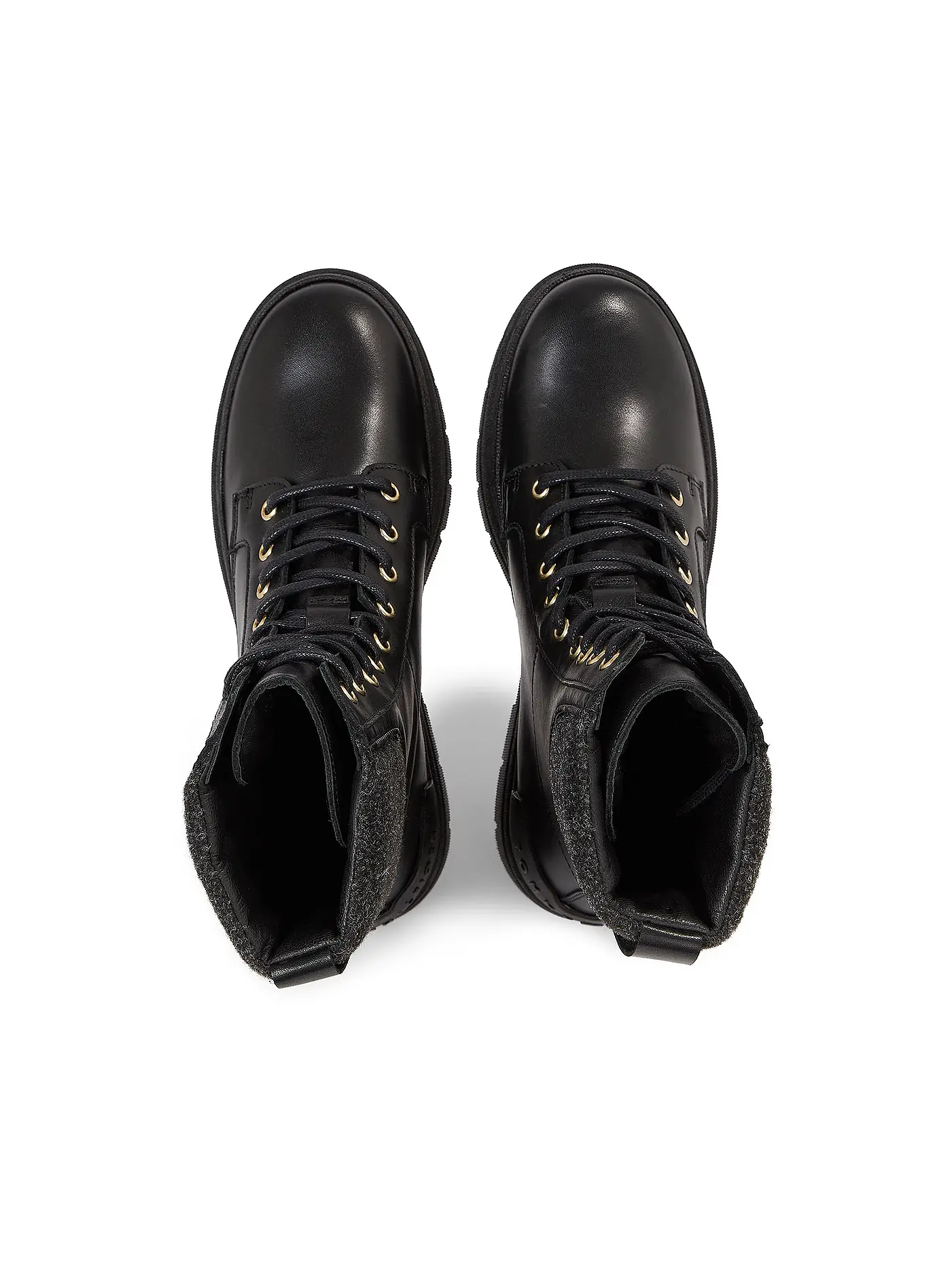TOMMY HILFIGER | Schnürboots | schwarz
