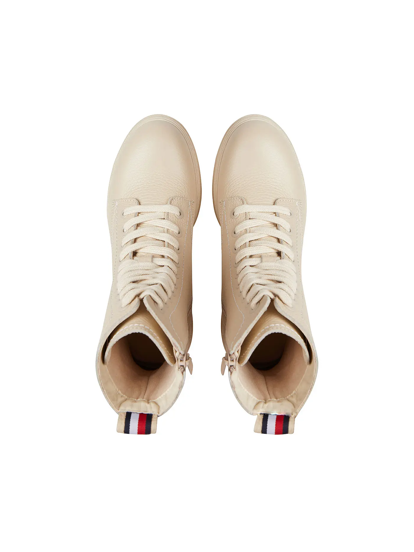 TOMMY HILFIGER | Schnürboots | beige
