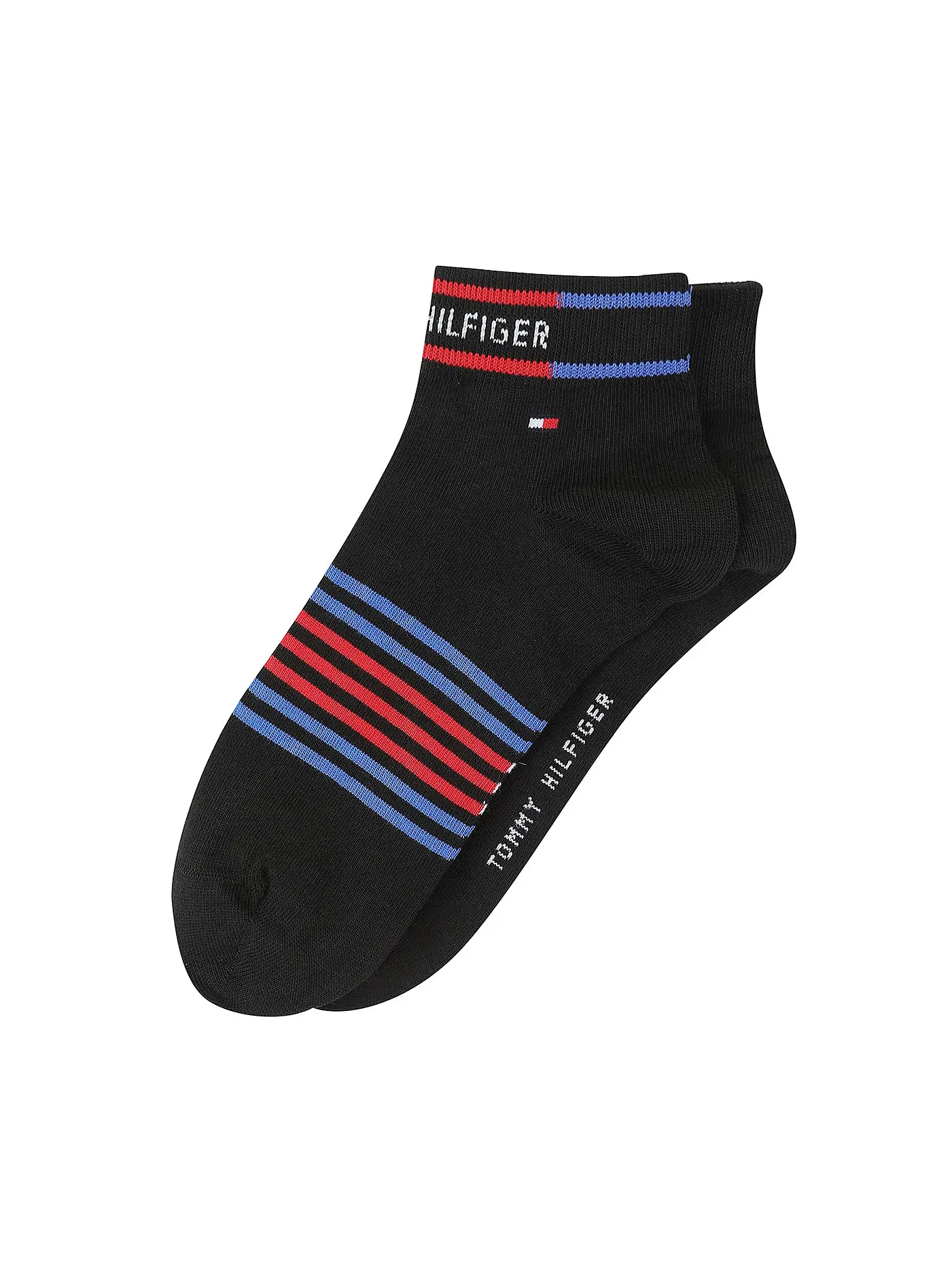 TOMMY HILFIGER | Sneakersocken 2er Pkg black | schwarz