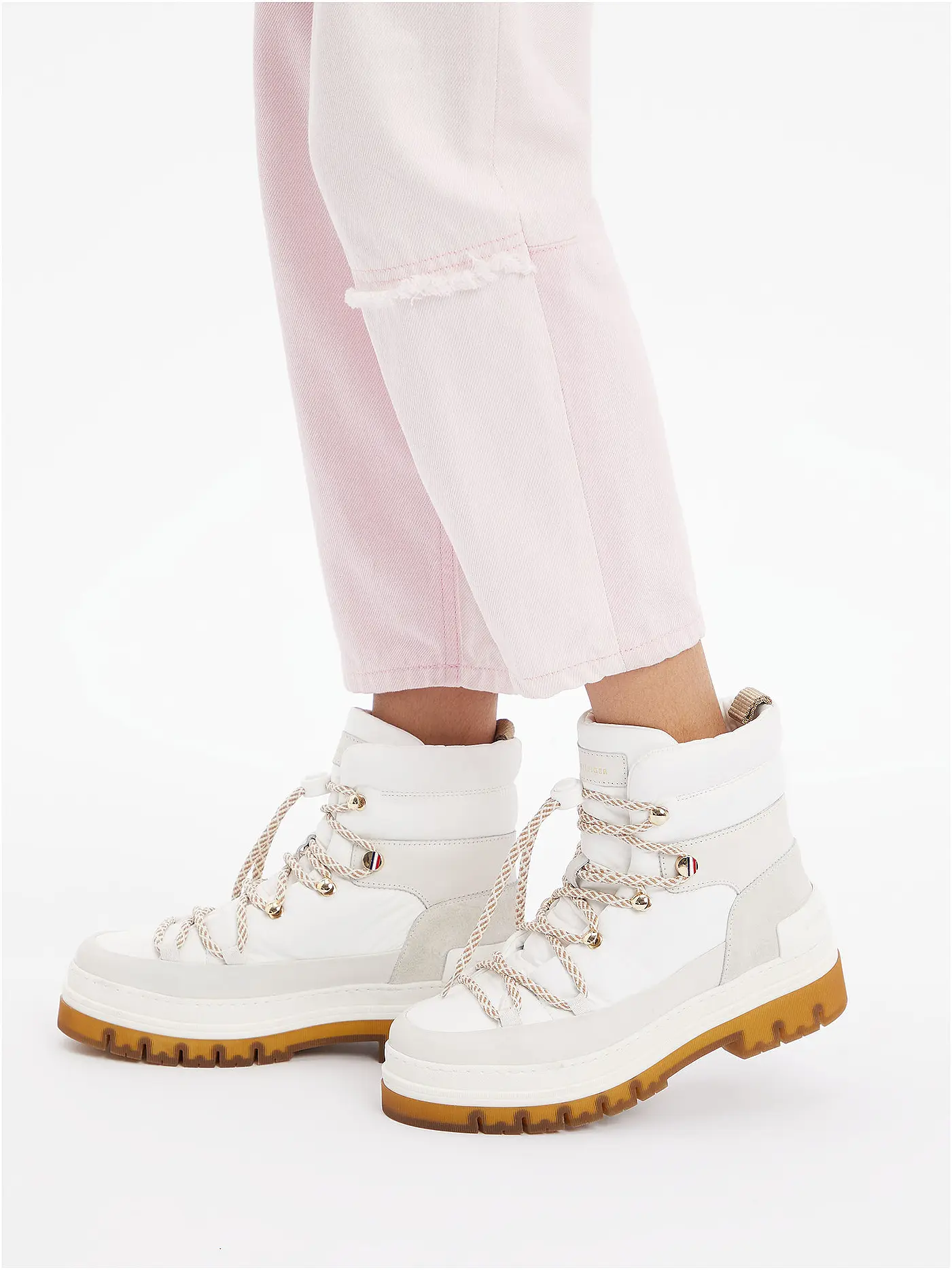 TOMMY HILFIGER | Snowboots Laced Outdoor | creme