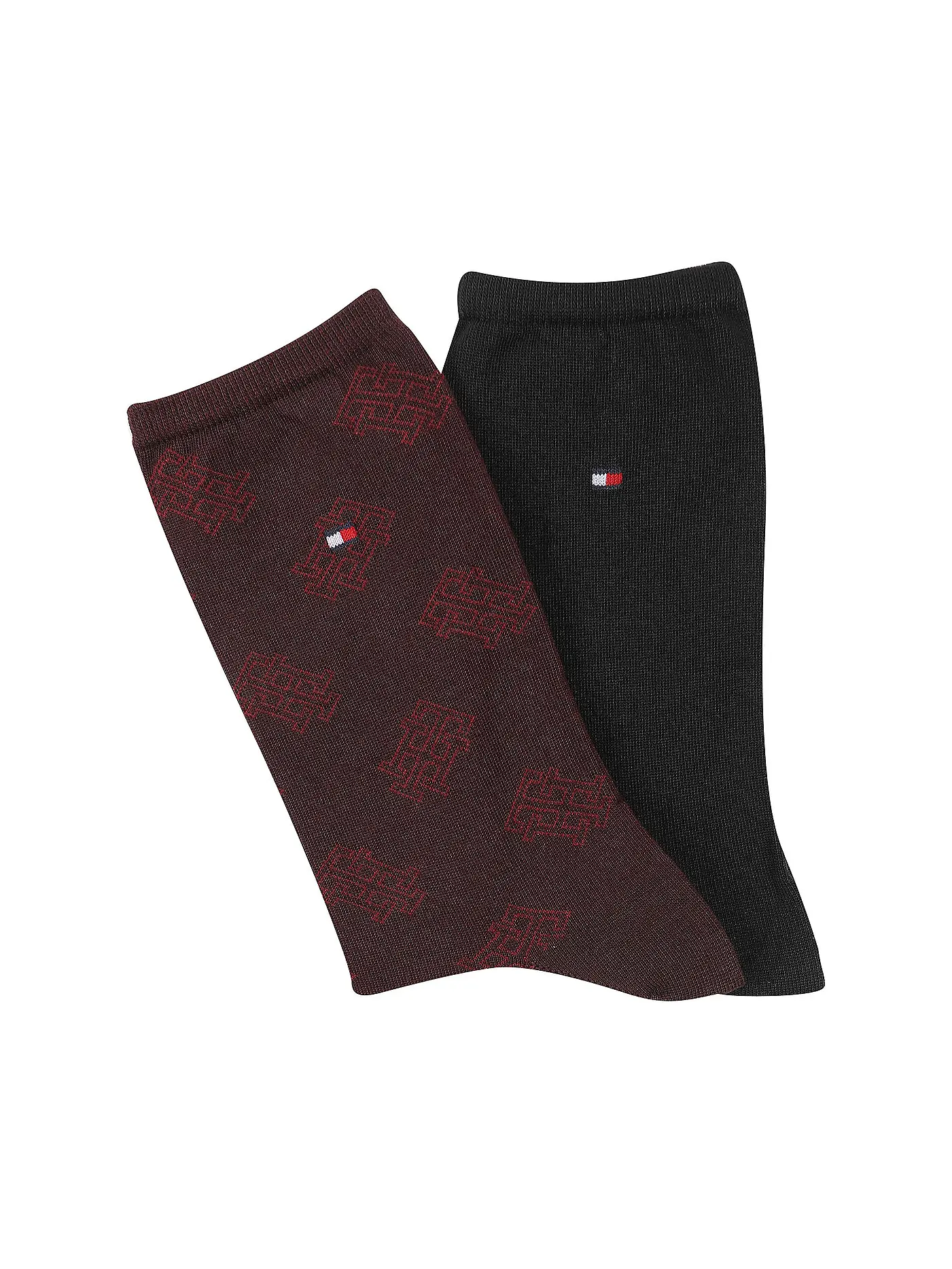 TOMMY HILFIGER | Socken 2-er Pkg burgundy | dunkelrot
