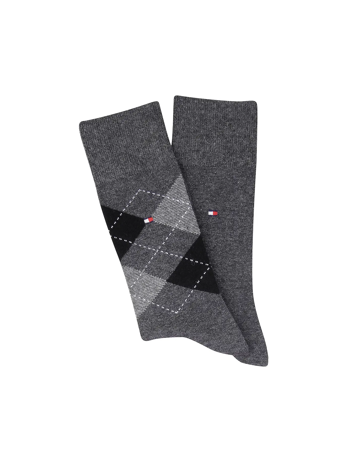 TOMMY HILFIGER | Socken 2-er Pkg. anthracite | grau