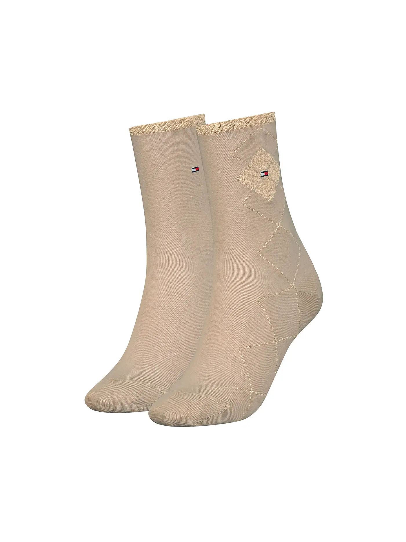 TOMMY HILFIGER | Socken 2-er Pkg. sand | beige