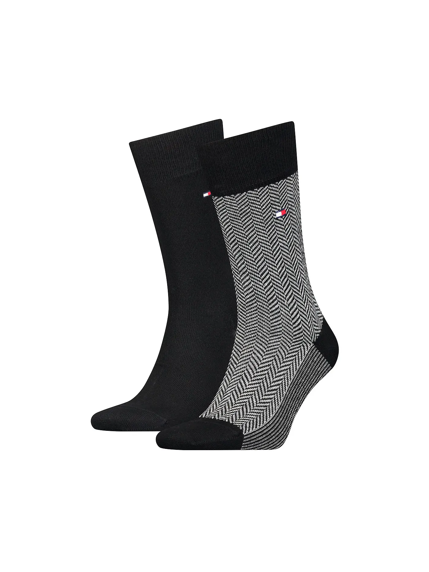 TOMMY HILFIGER | Socken 2er Pkg black | schwarz