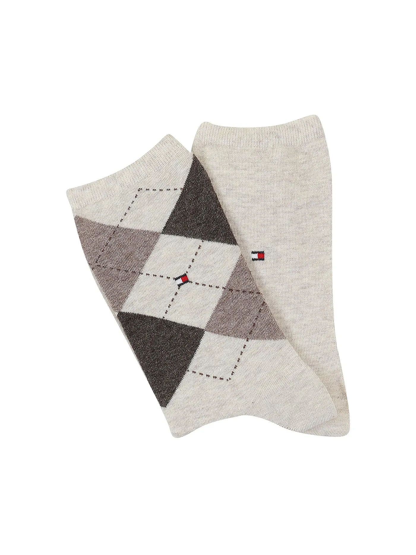 TOMMY HILFIGER | Socken 2er Pkg light beige melange | beige
