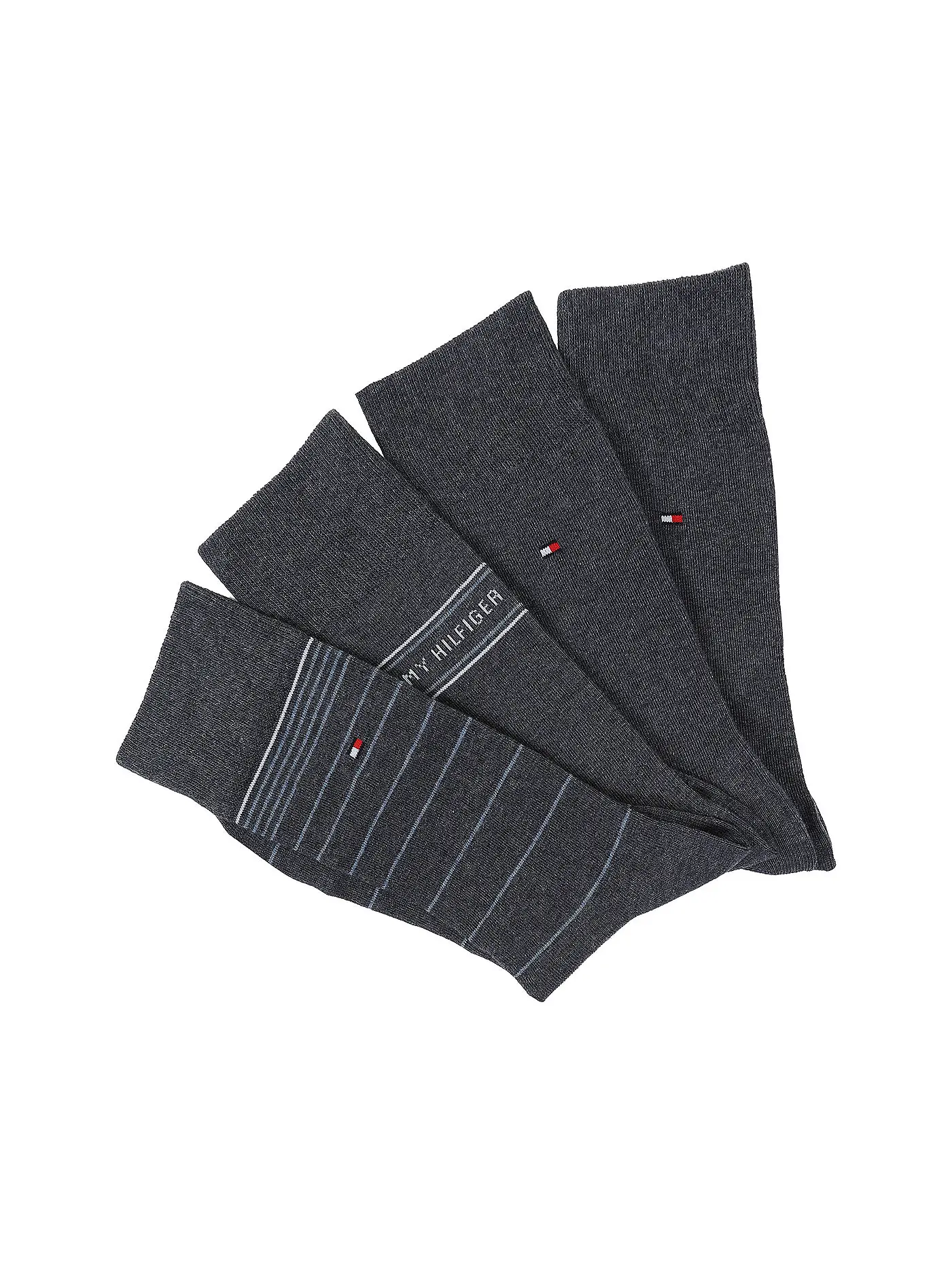 TOMMY HILFIGER | Socken Geschenkebox 4er pkg black | blau