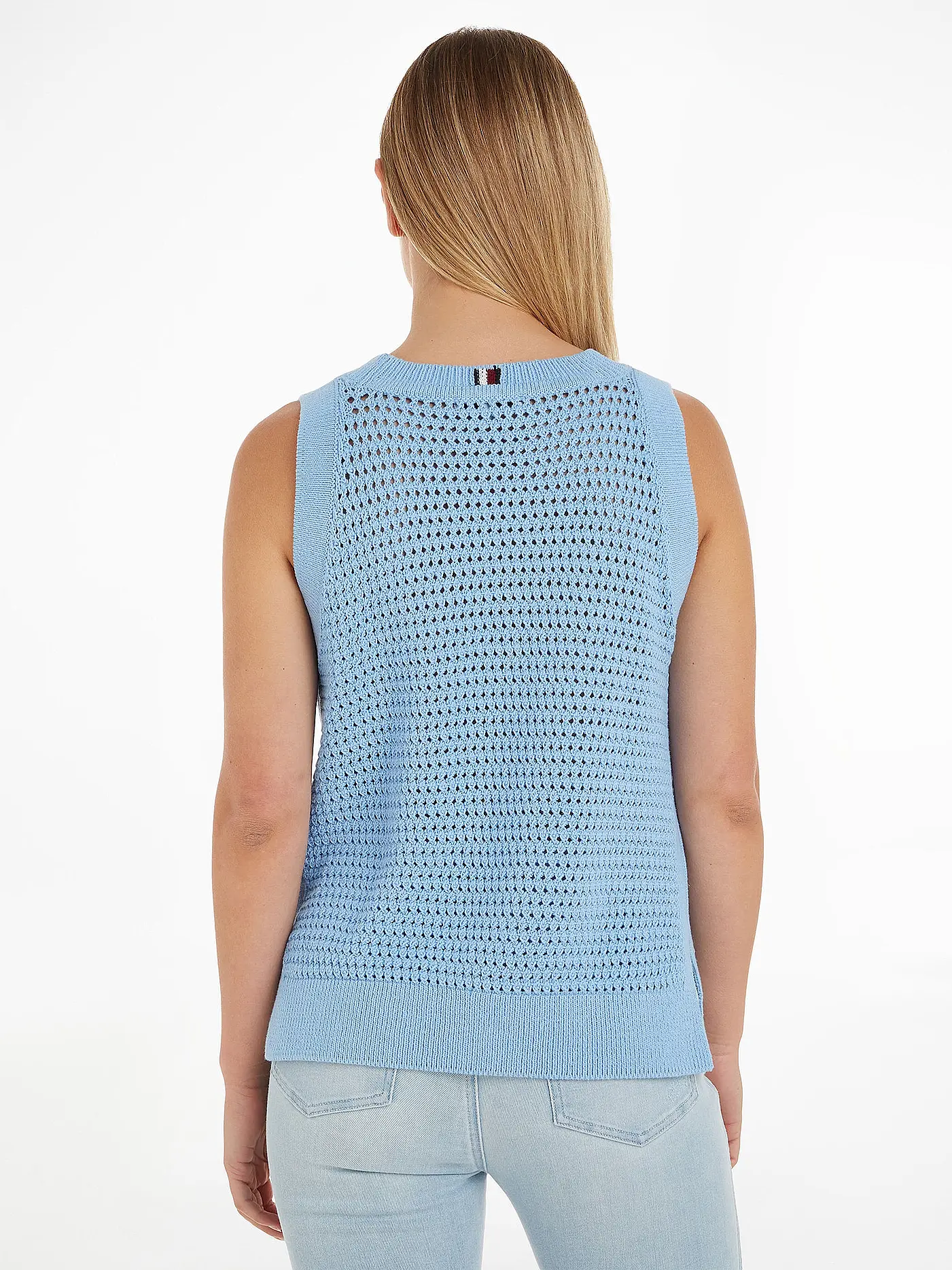 TOMMY HILFIGER | Stricktop | hellblau