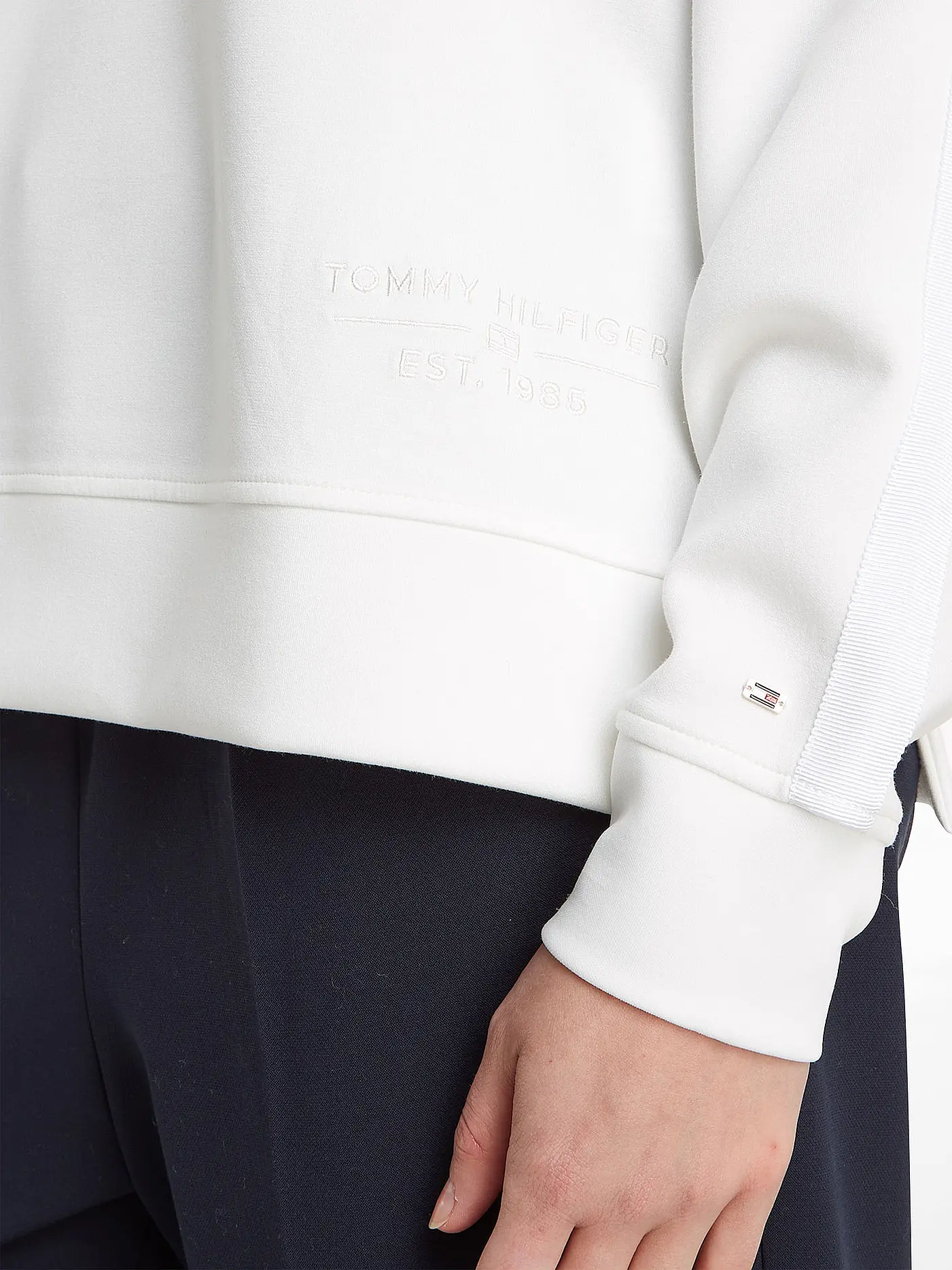TOMMY HILFIGER | Sweater | weiss