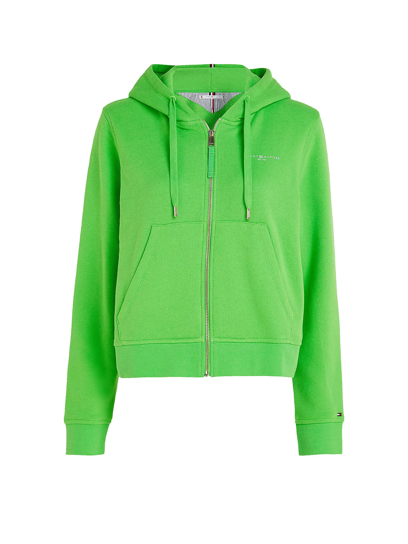 TOMMY HILFIGER | Sweatjacke | grün