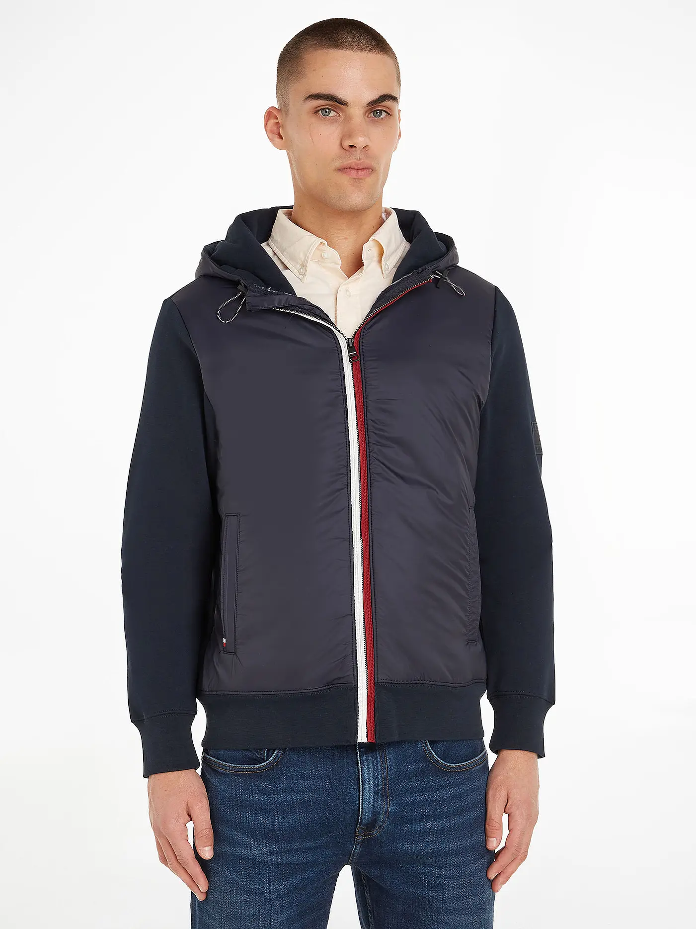 TOMMY HILFIGER | Sweatjacke | blau