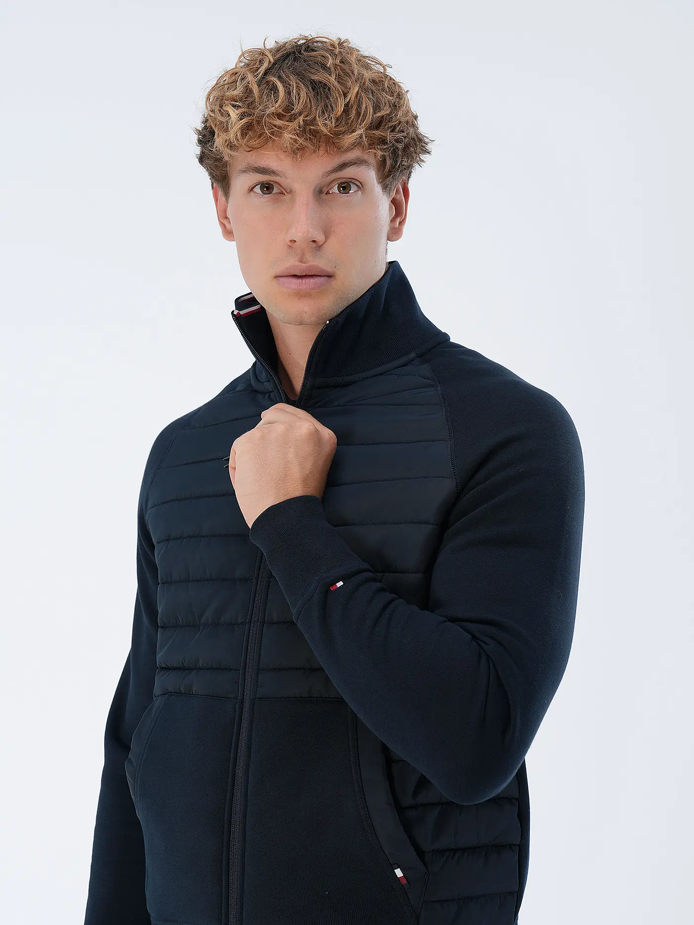 TOMMY HILFIGER | Sweatjacke | blau