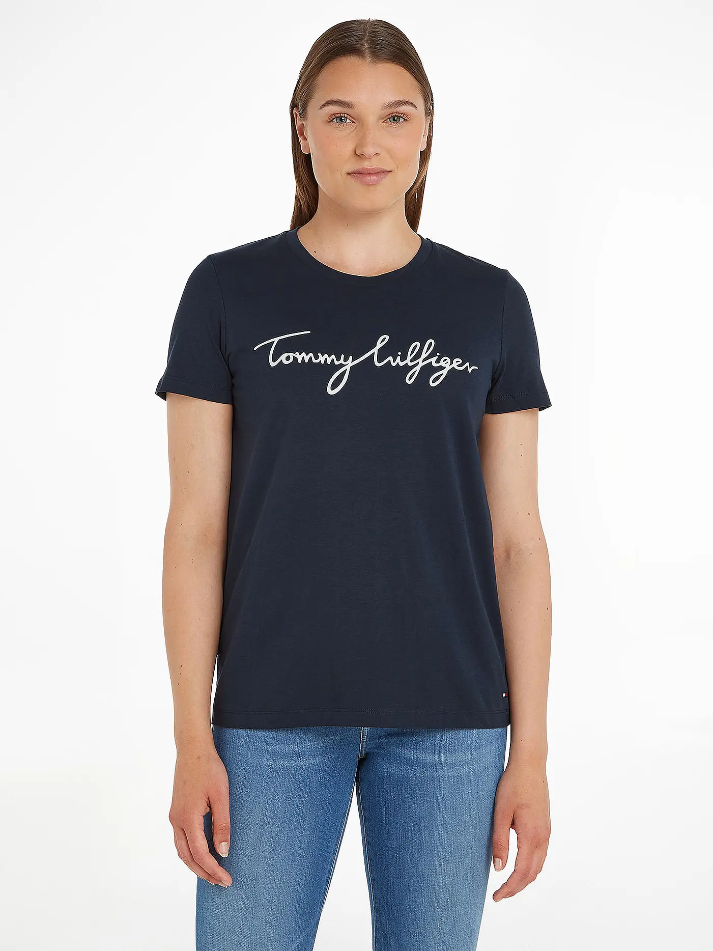 TOMMY HILFIGER | T-Shirt  Regular Fit  | blau