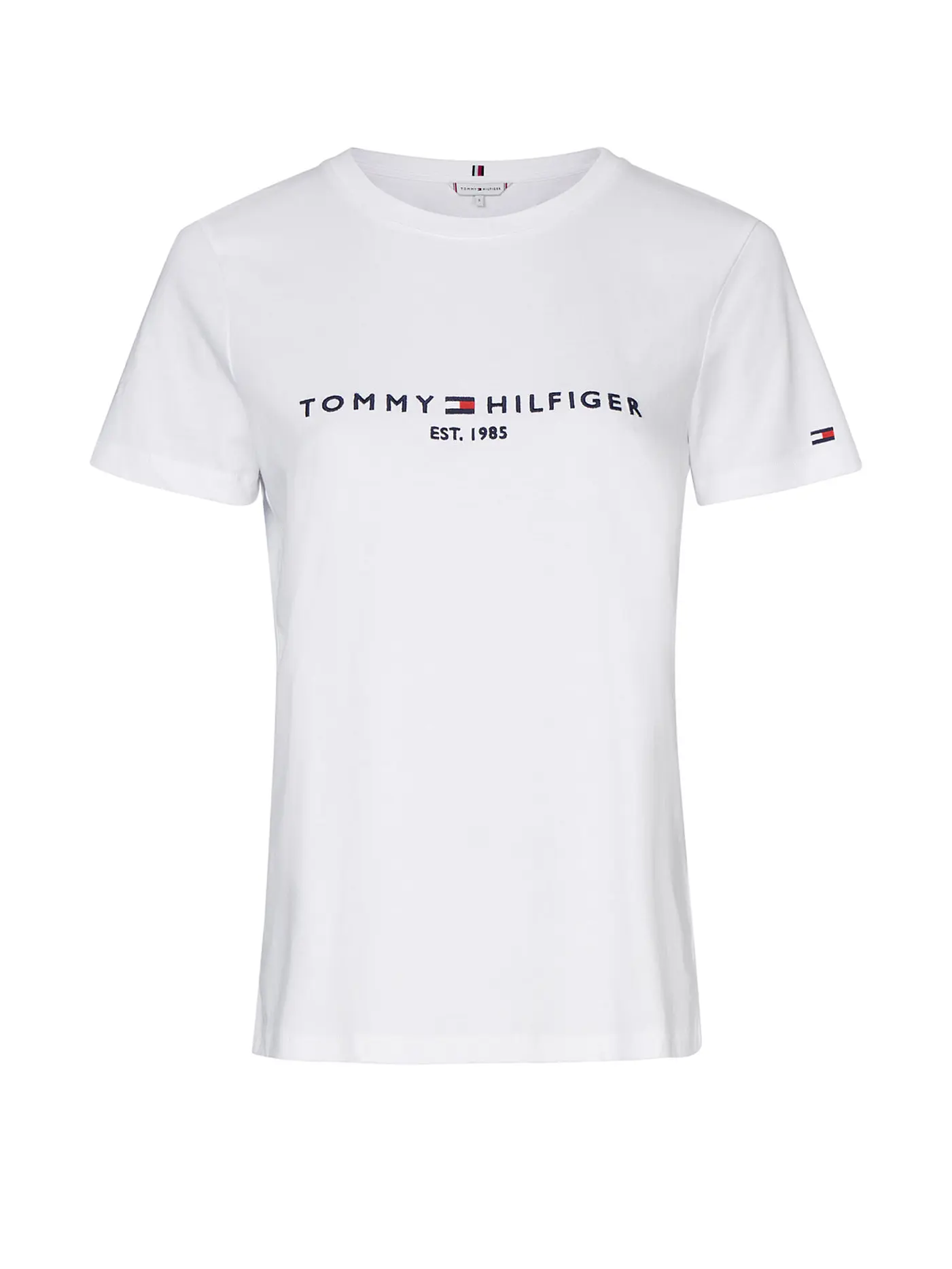 TOMMY HILFIGER | T-Shirt Regular Fit  | weiss