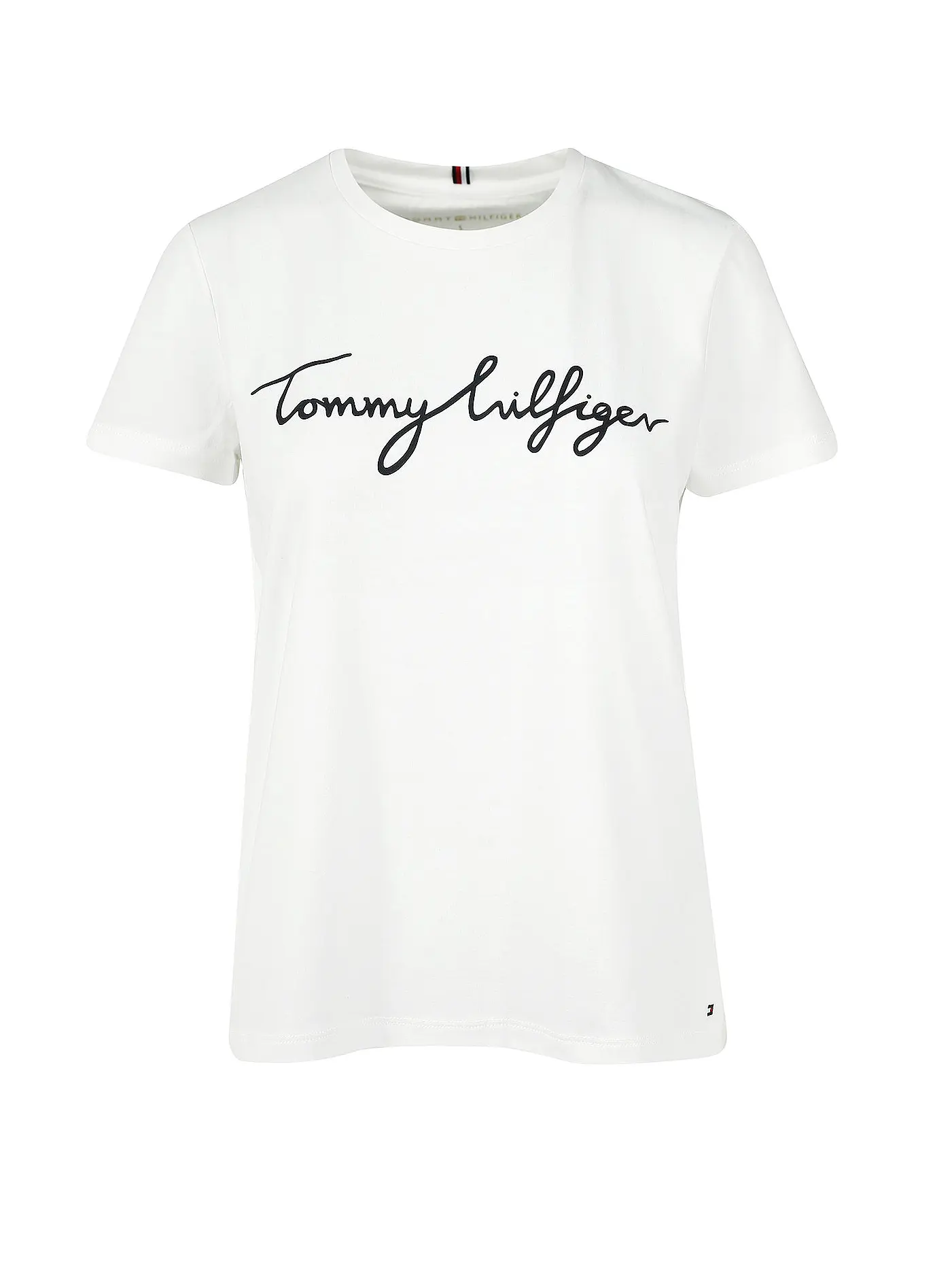 TOMMY HILFIGER | T-Shirt Regular Fit  | weiss