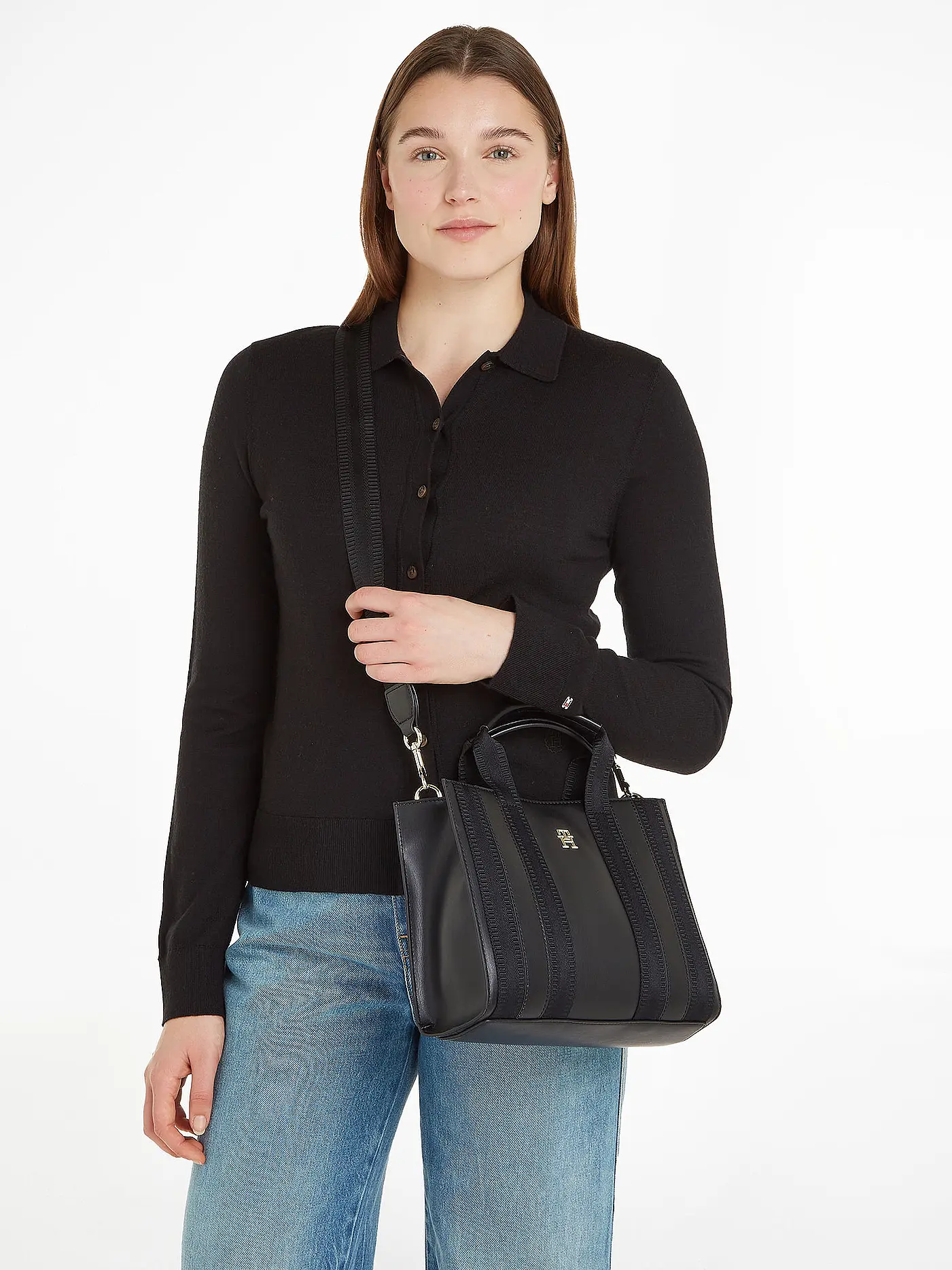 TOMMY HILFIGER | Tasche - Tote Bag TH IDENTITY  | schwarz