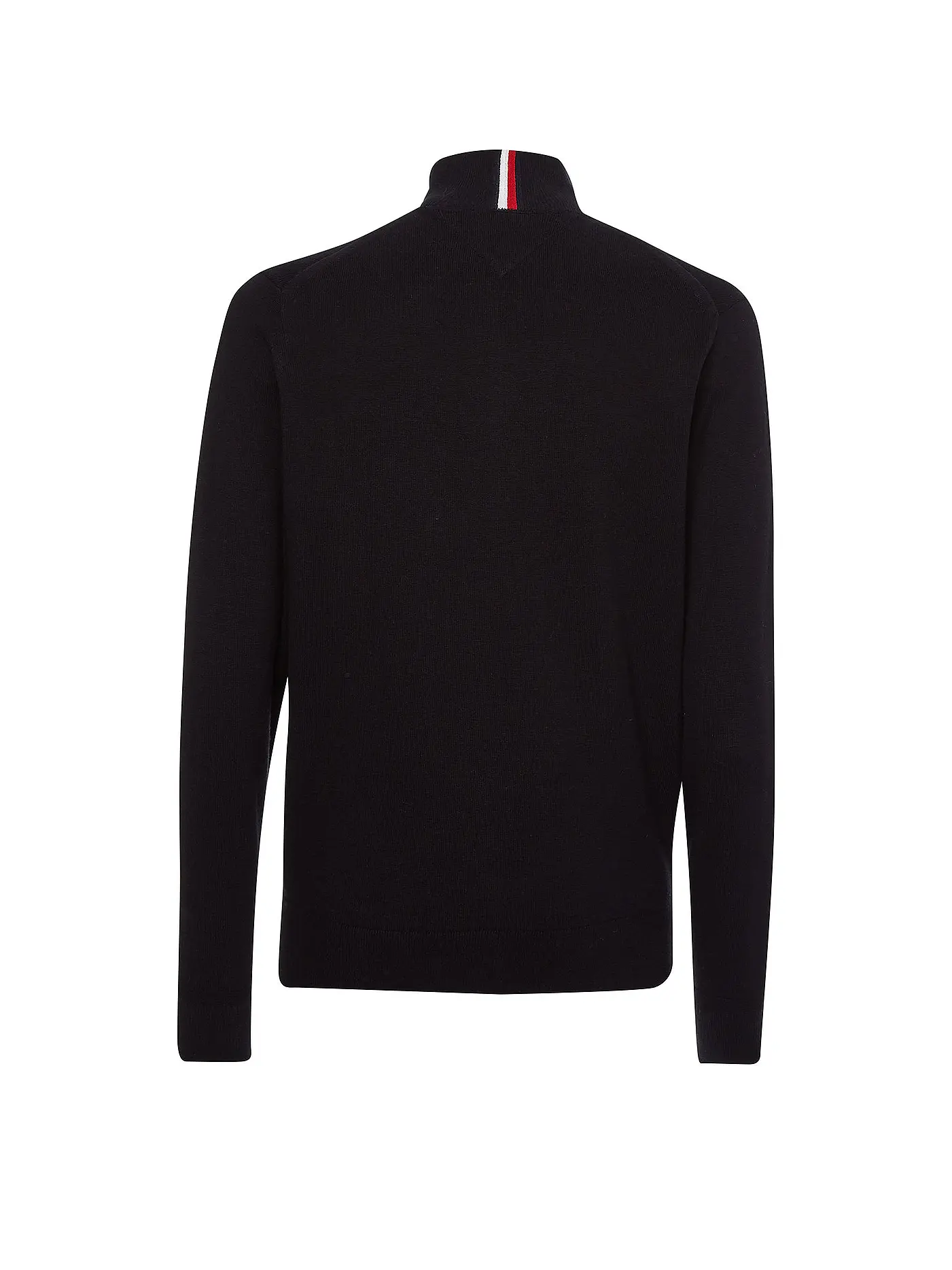 TOMMY HILFIGER | Troyerpullover | schwarz