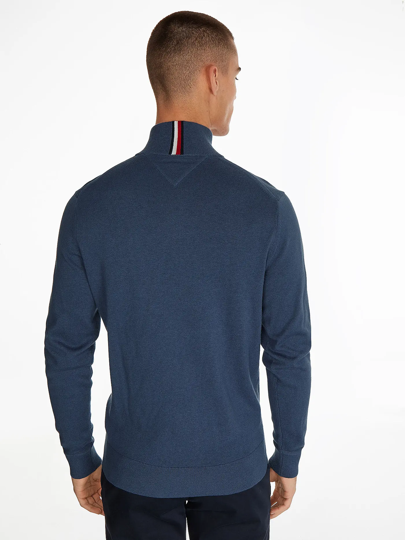 TOMMY HILFIGER | Troyerpullover | blau