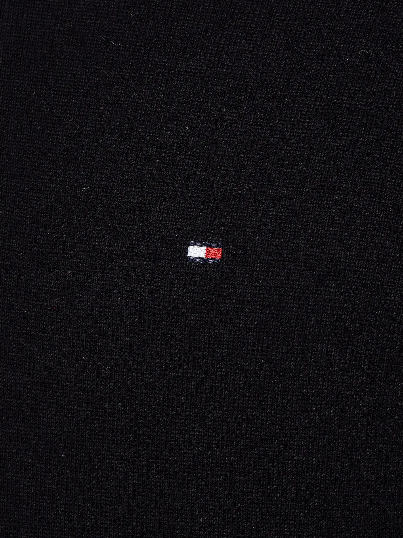 TOMMY HILFIGER | Troyerpullover | schwarz