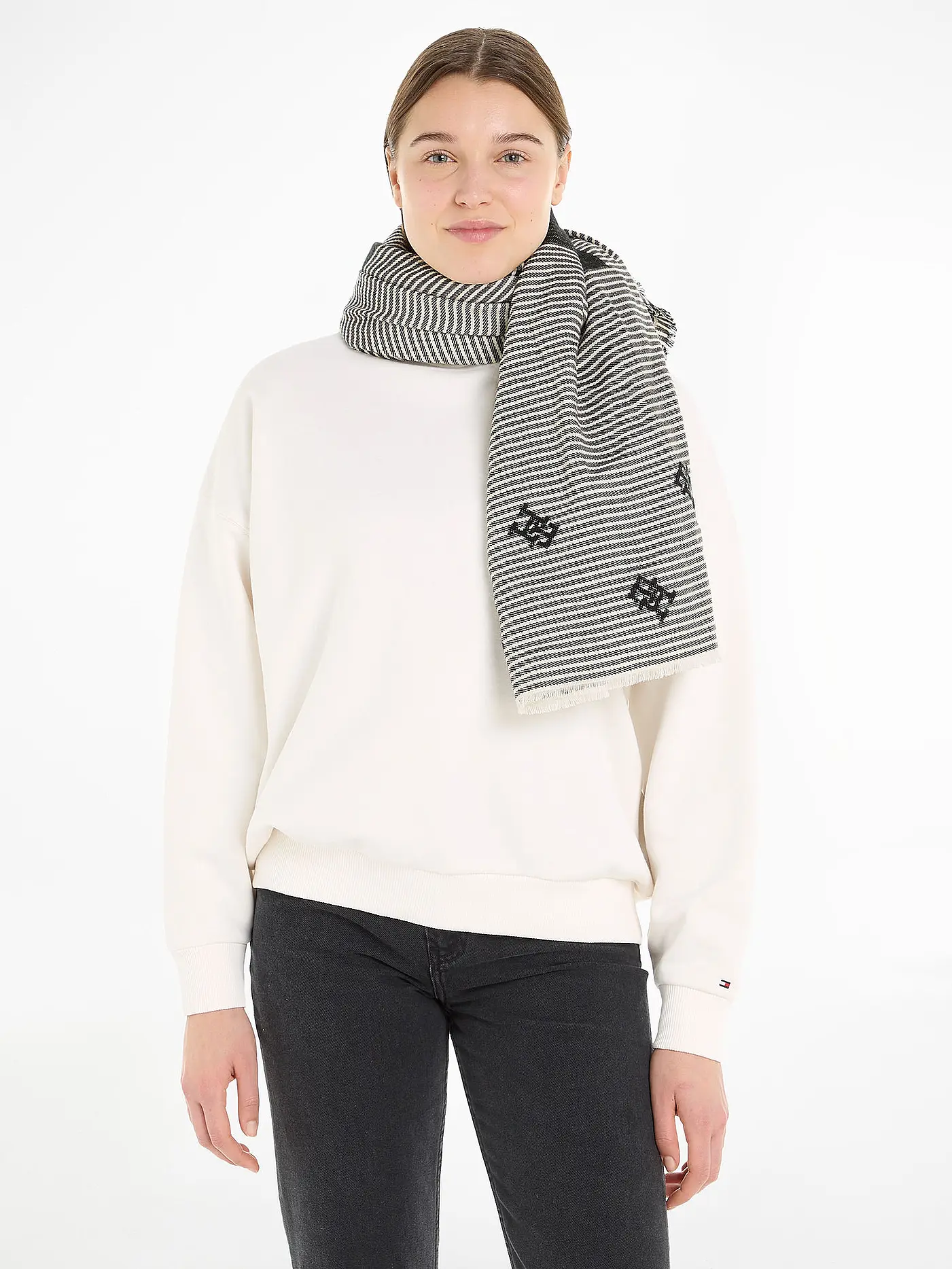 TOMMY HILFIGER | Tuch | schwarz