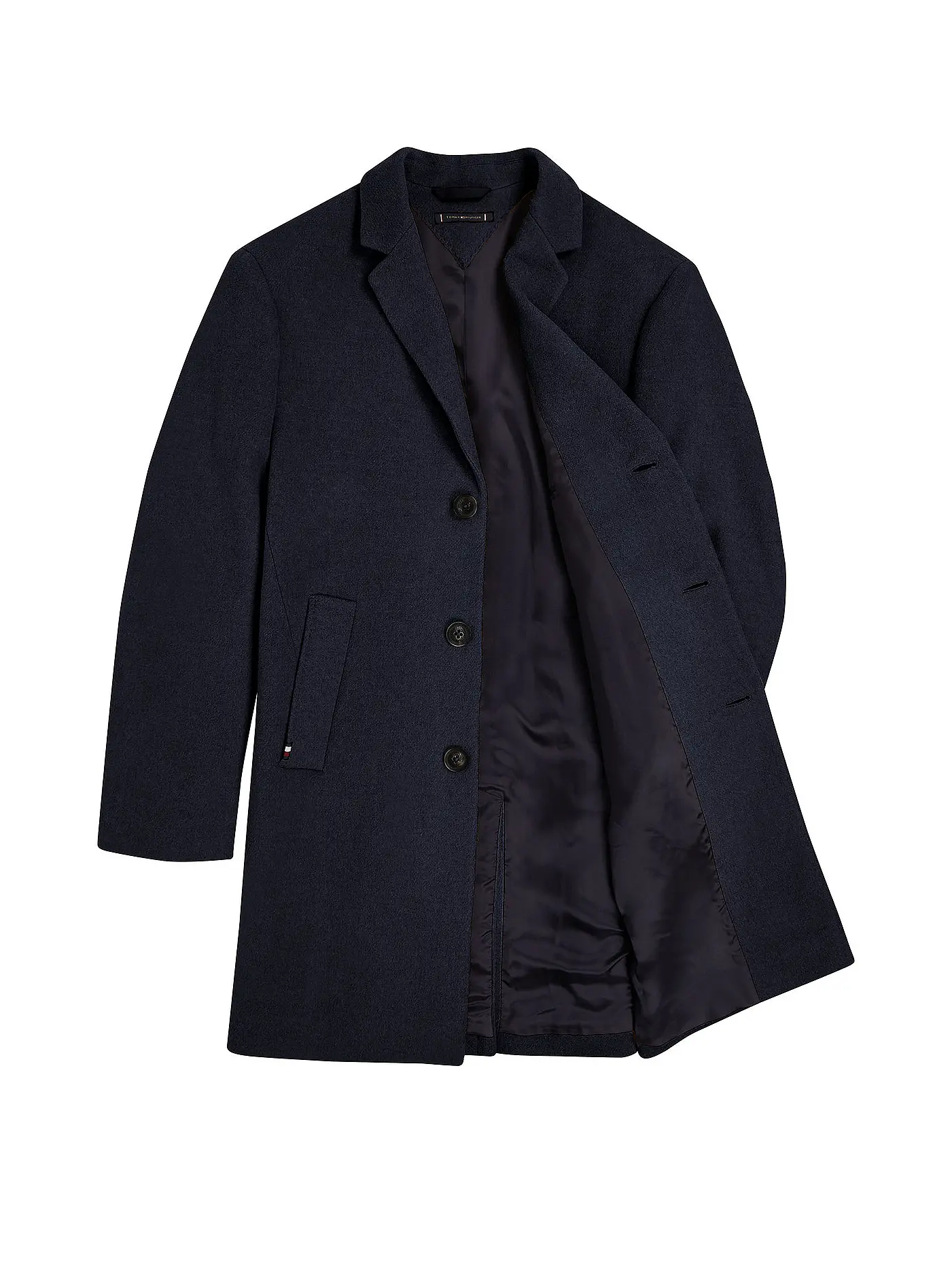 TOMMY HILFIGER | Wollmantel | blau
