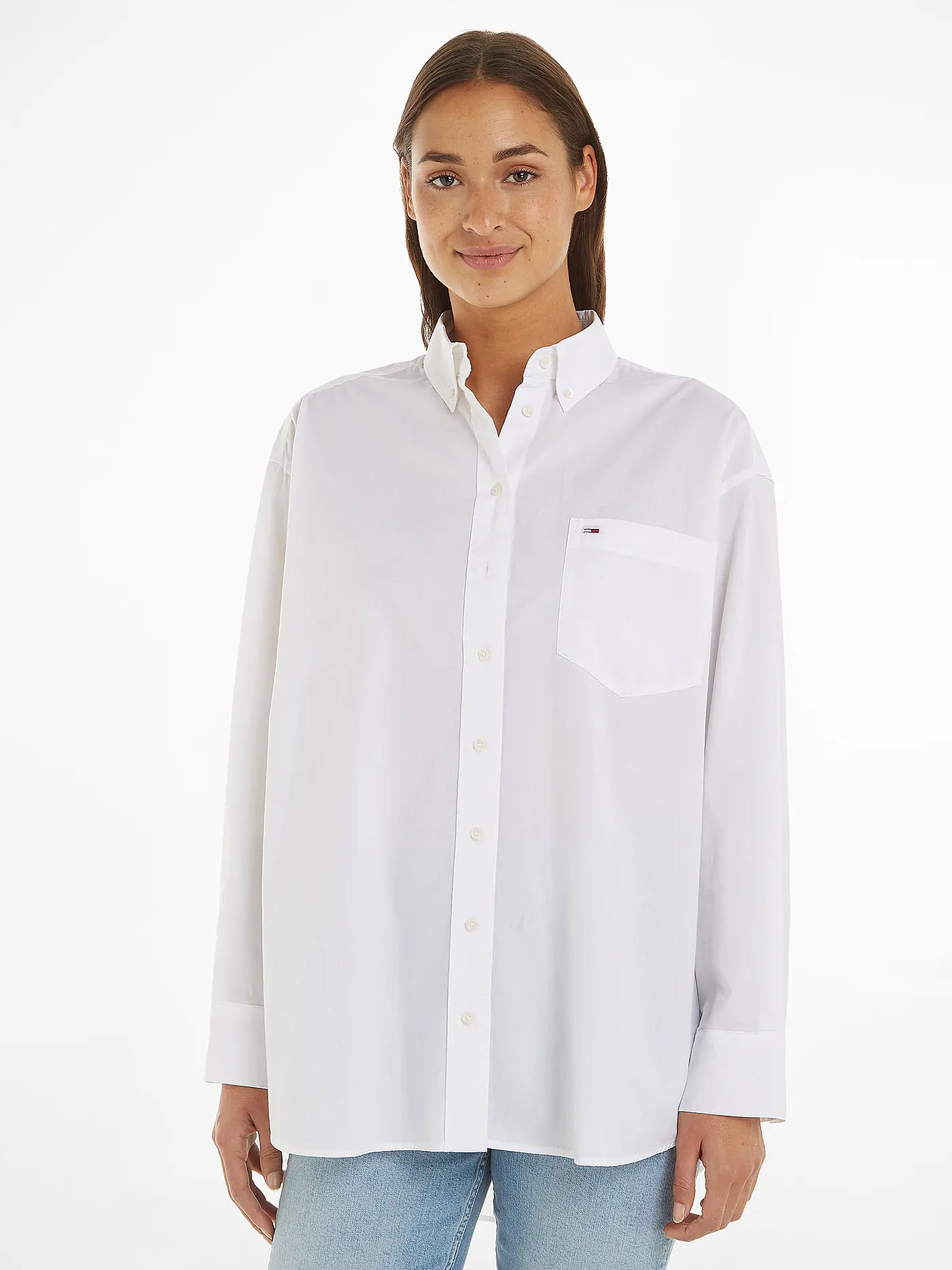TOMMY JEANS | Bluse | weiss