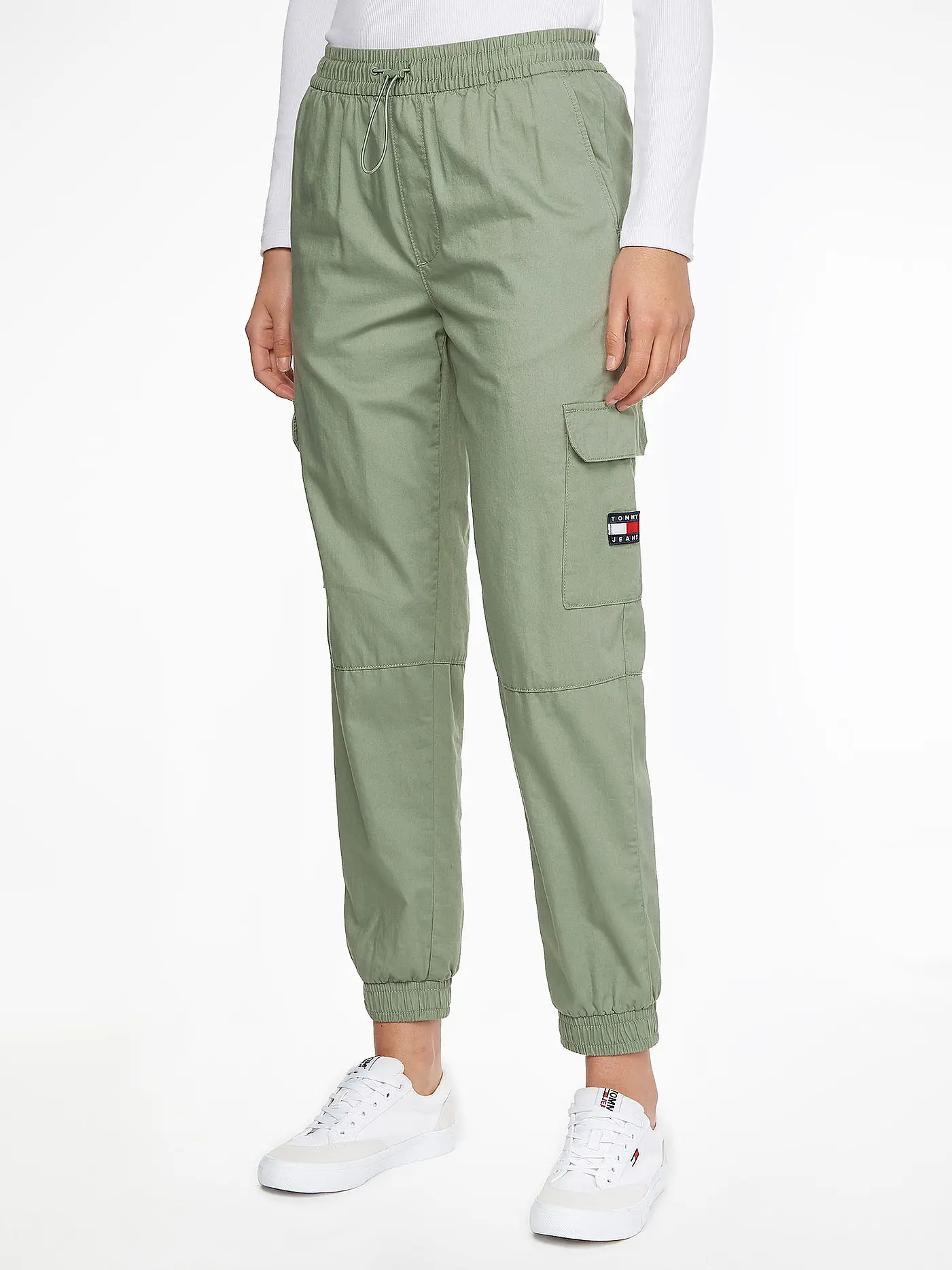 TOMMY JEANS | Cargohose BETSY | grün