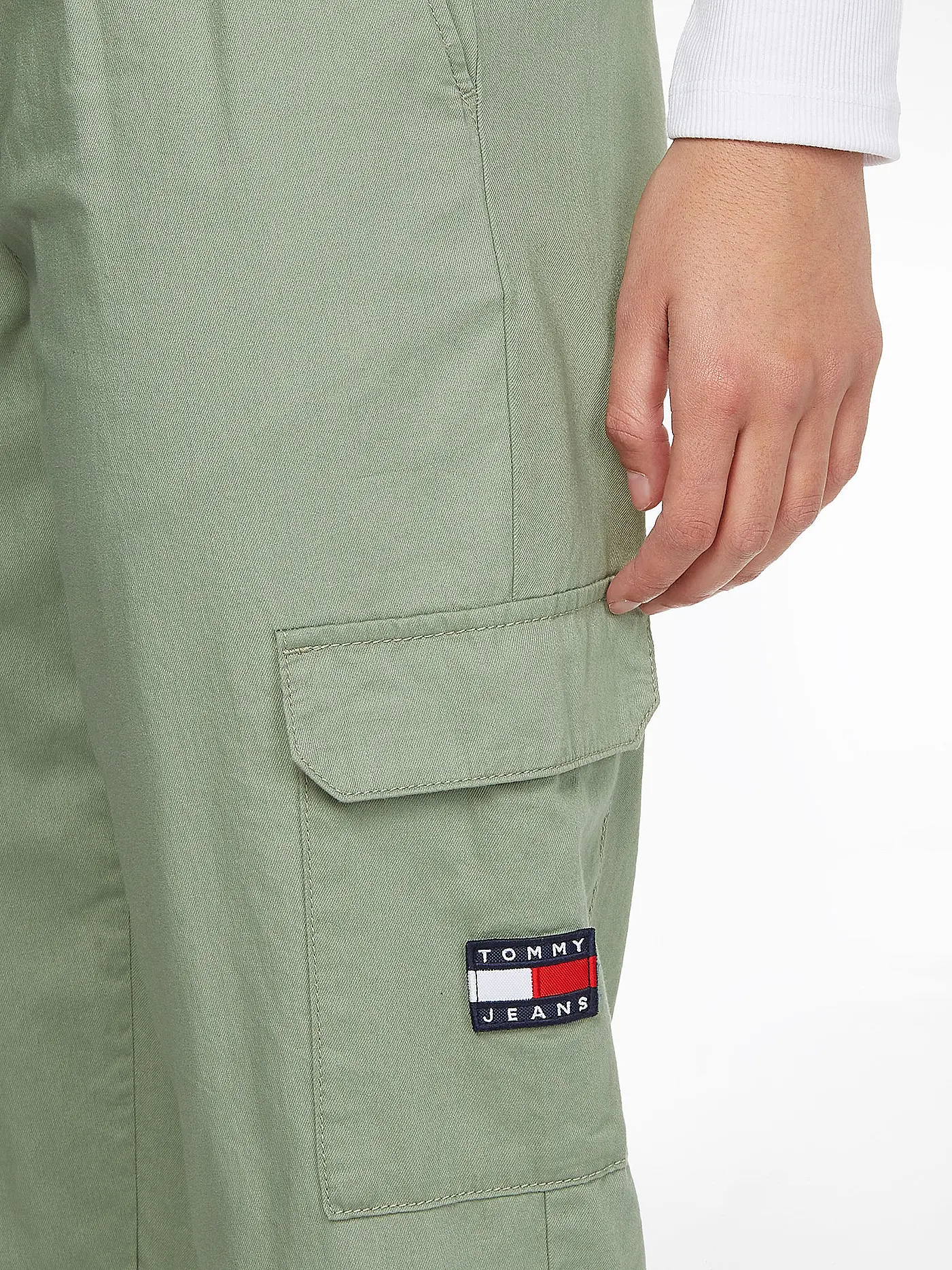 TOMMY JEANS | Cargohose BETSY | grün