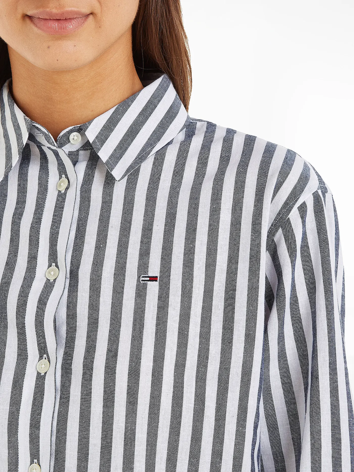 TOMMY JEANS | Hemdbluse | blau