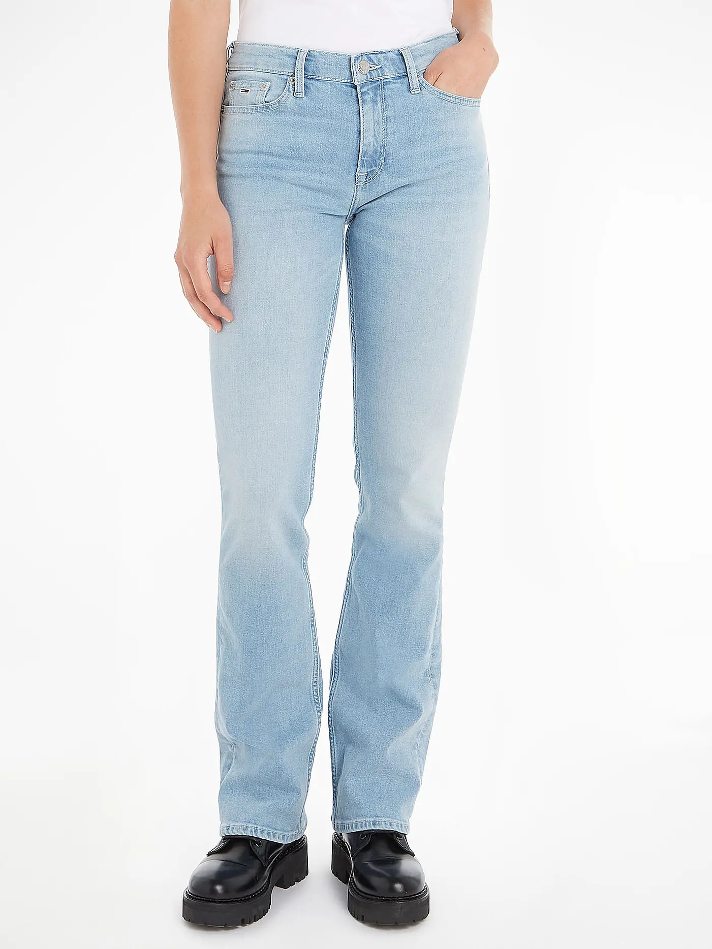 TOMMY JEANS | Jeans Bootcut MADDIE | hellblau