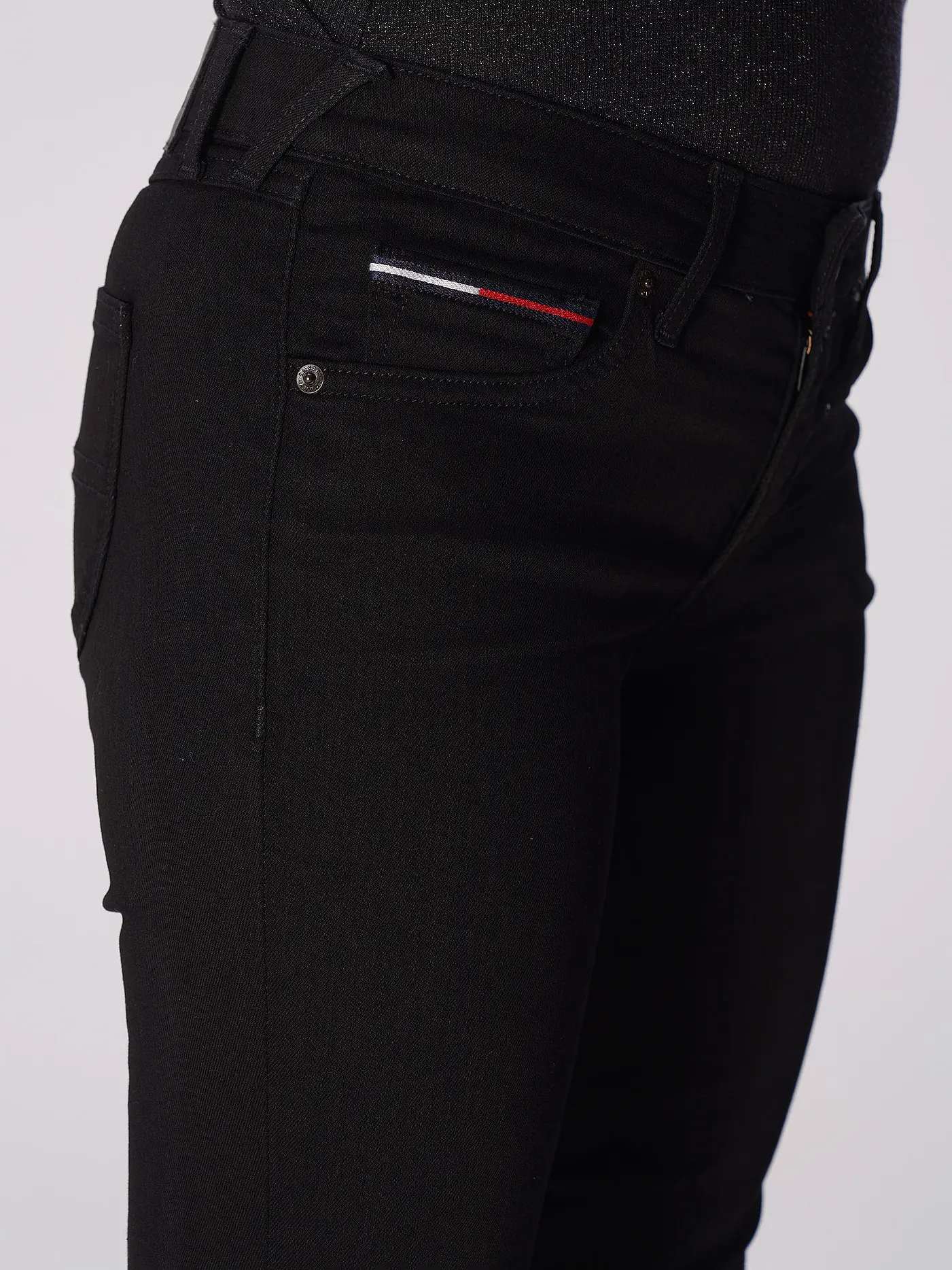 TOMMY JEANS | Jeans Skinny Fit Sophie | schwarz