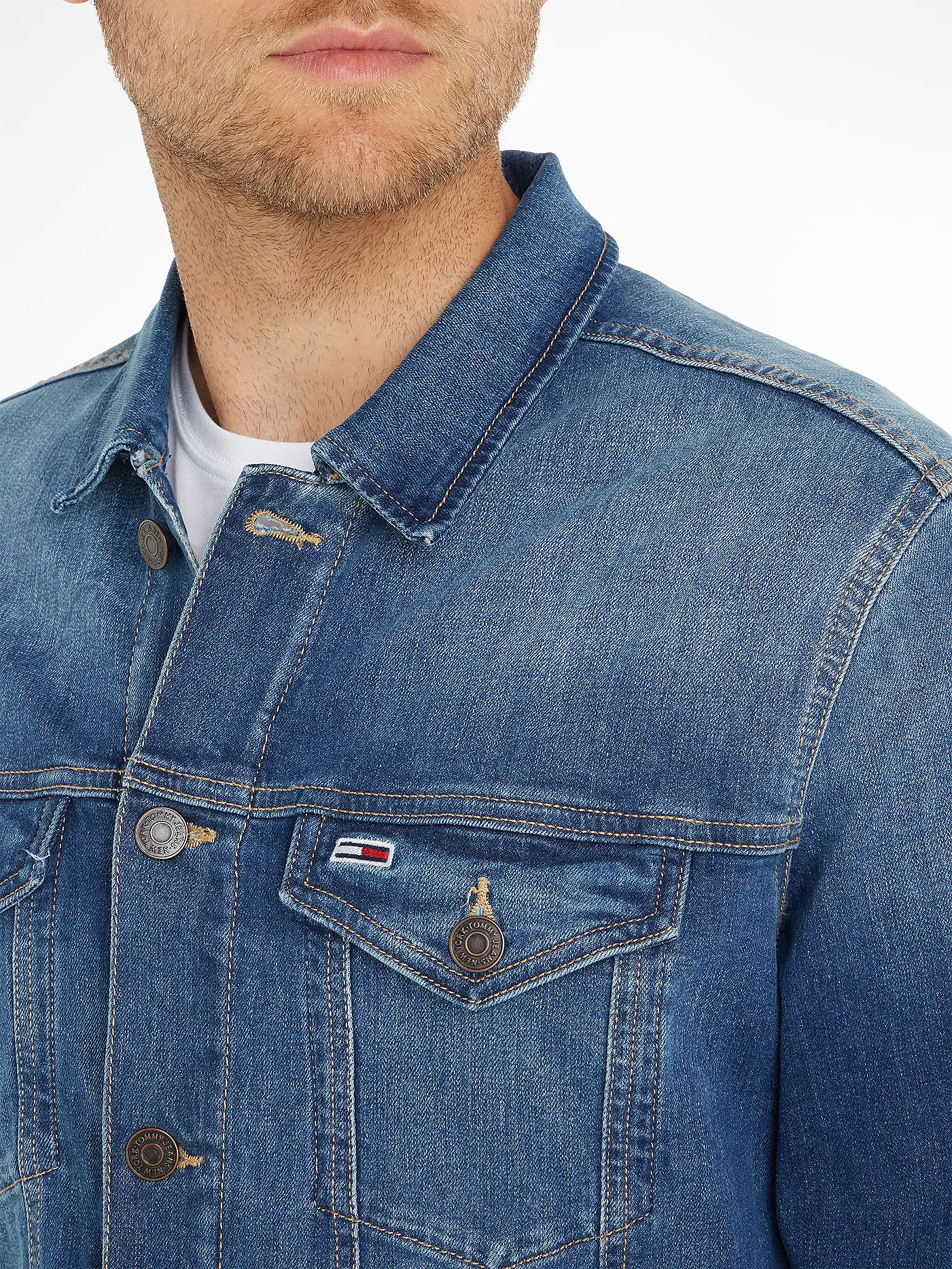 TOMMY JEANS | Jeansjacke Trucker  | blau